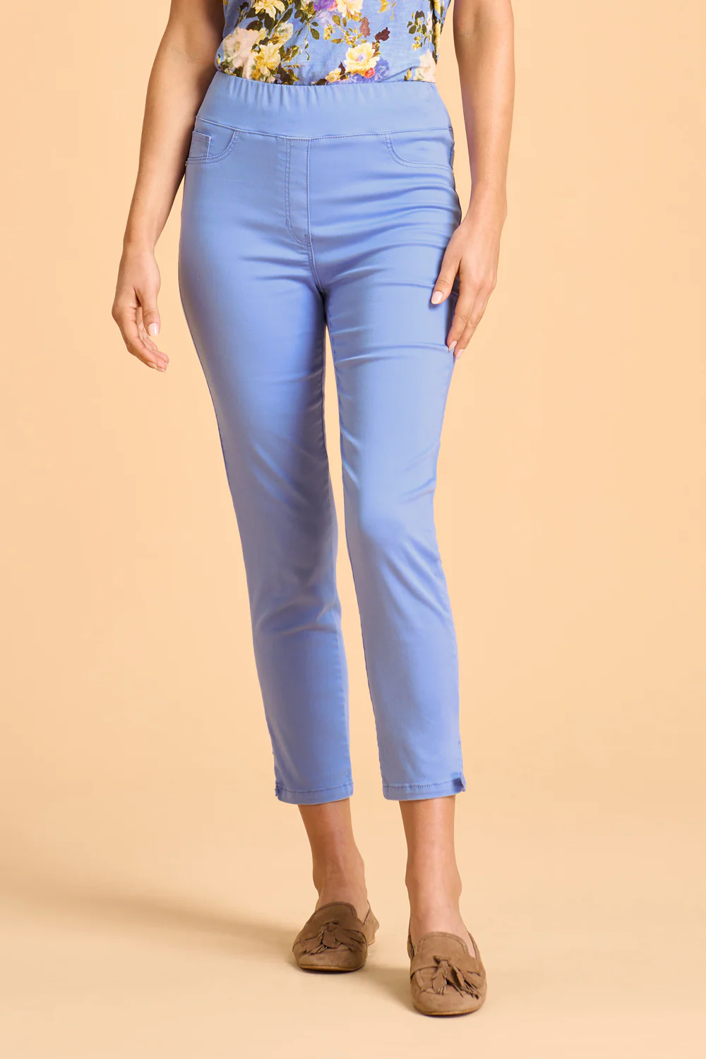 Bengajean  7/8 Tied Cuff - Bright Bluebell - Skullriy