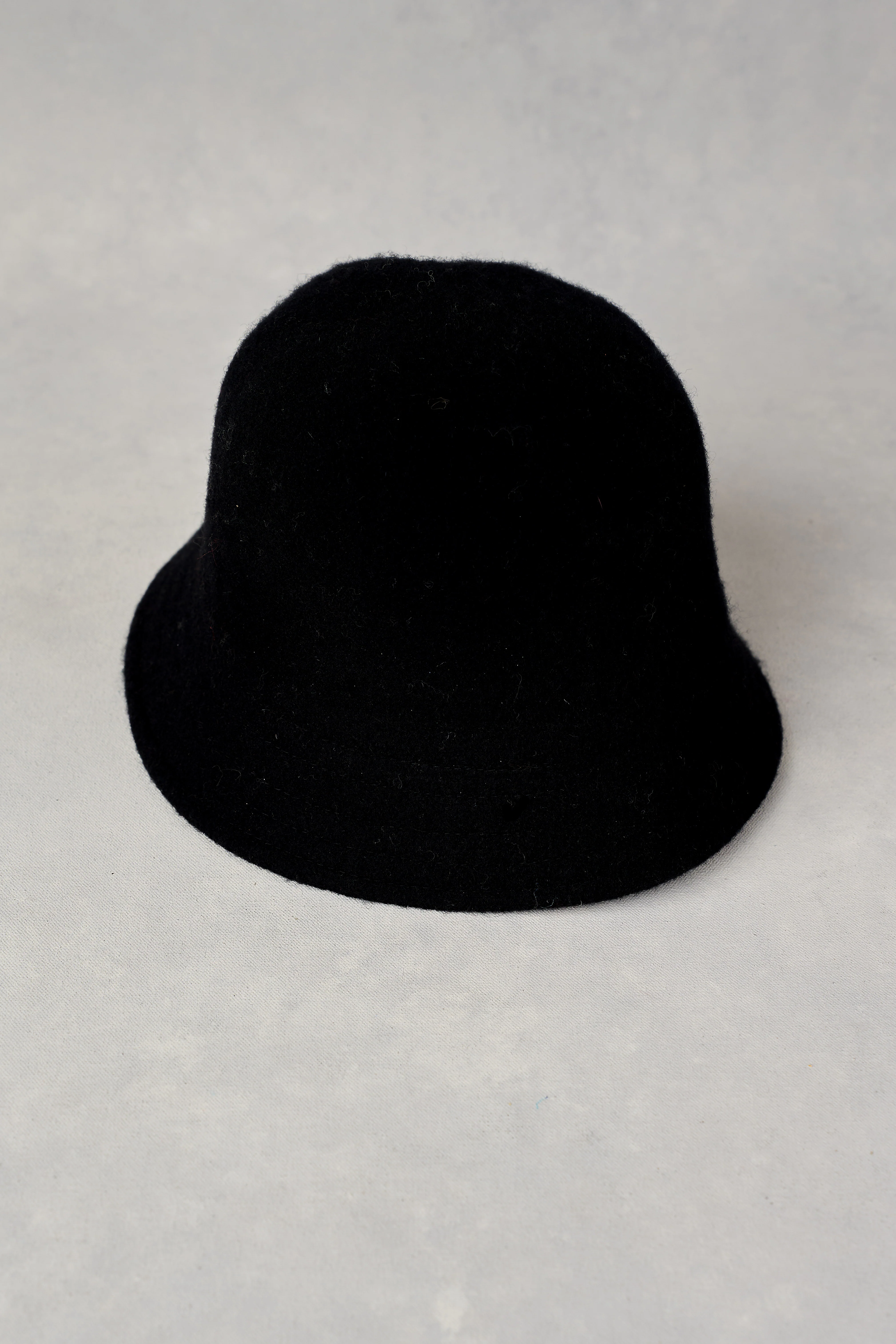 Noir Wool Bucket Hat - Black - Skullriy