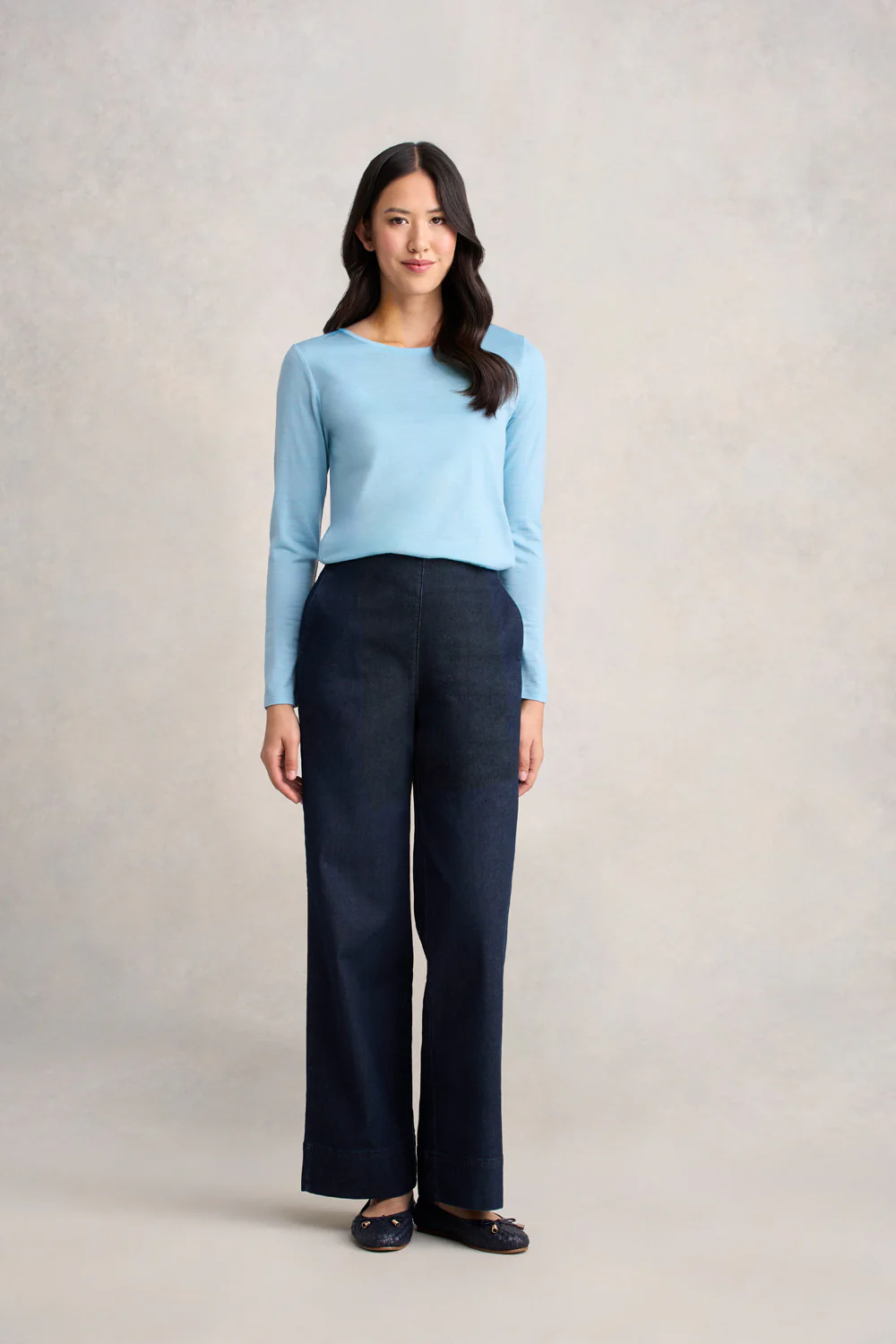 Wool Jersey Tee - Lake Blue - Skullriy