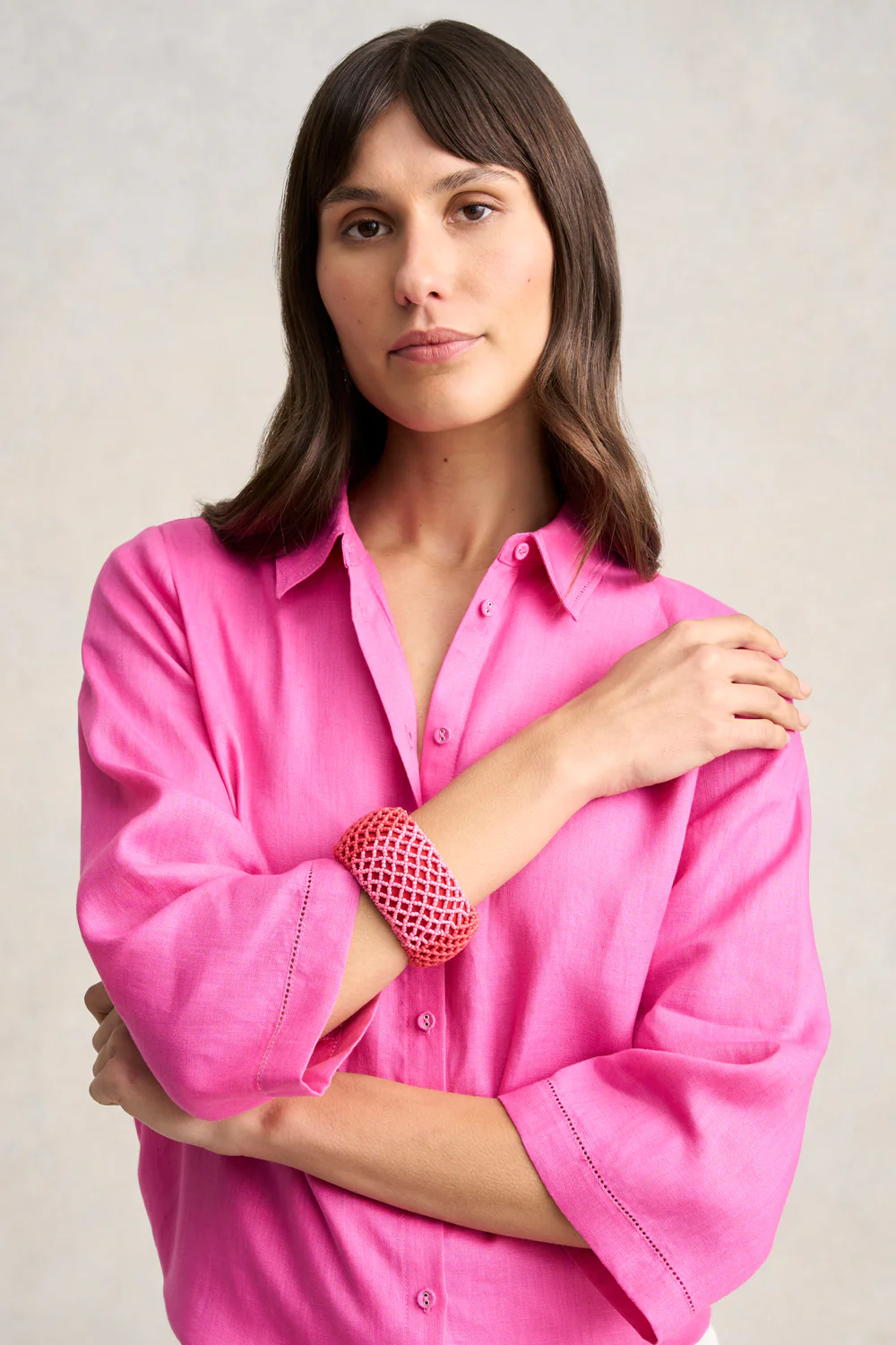 Rose Beaded Bangle - Skullriy