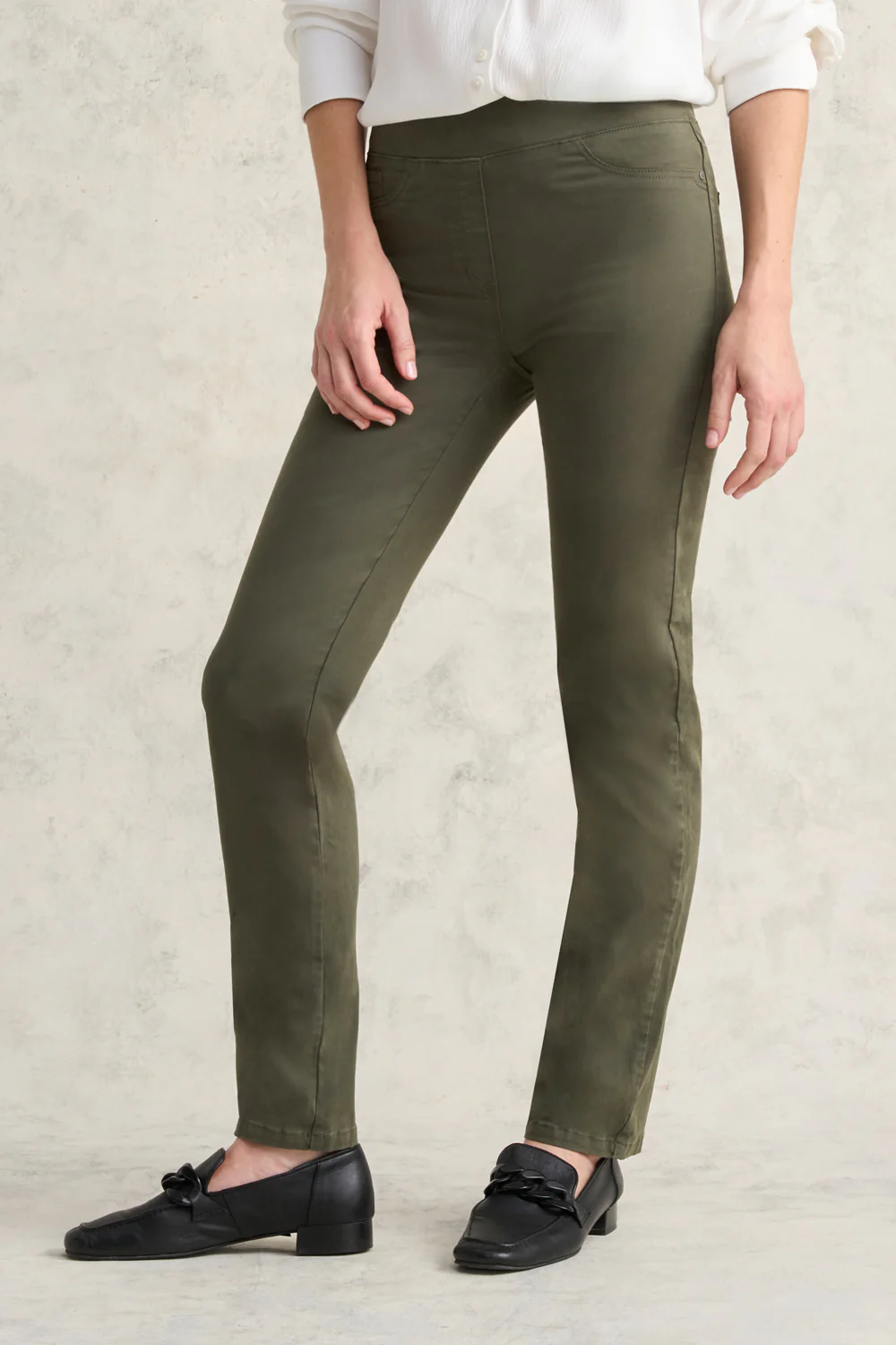 Bengajean  Straight Leg - Dark Olive - Skullriy