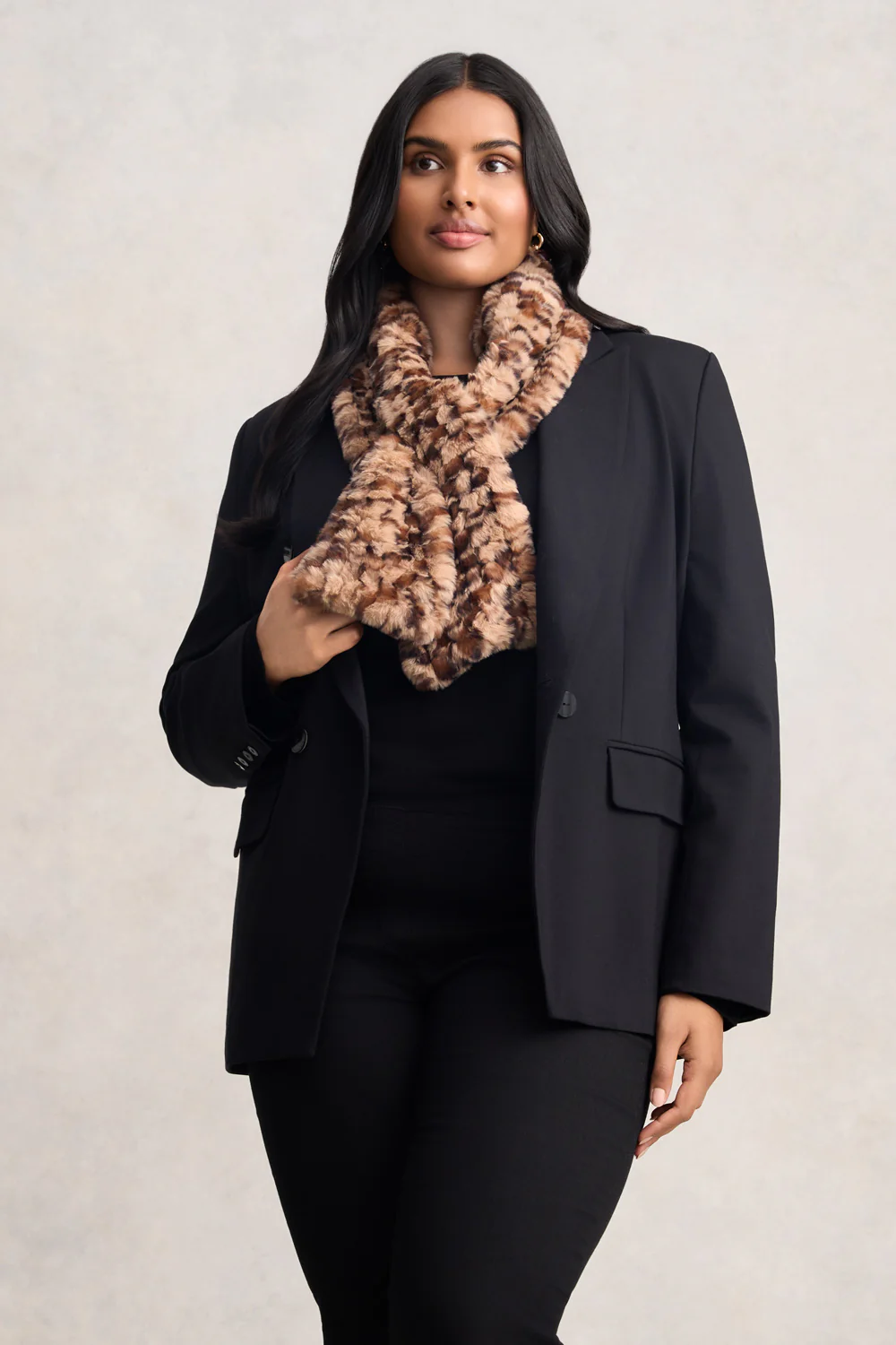 Leopard Faux Fur Collar - Skullriy