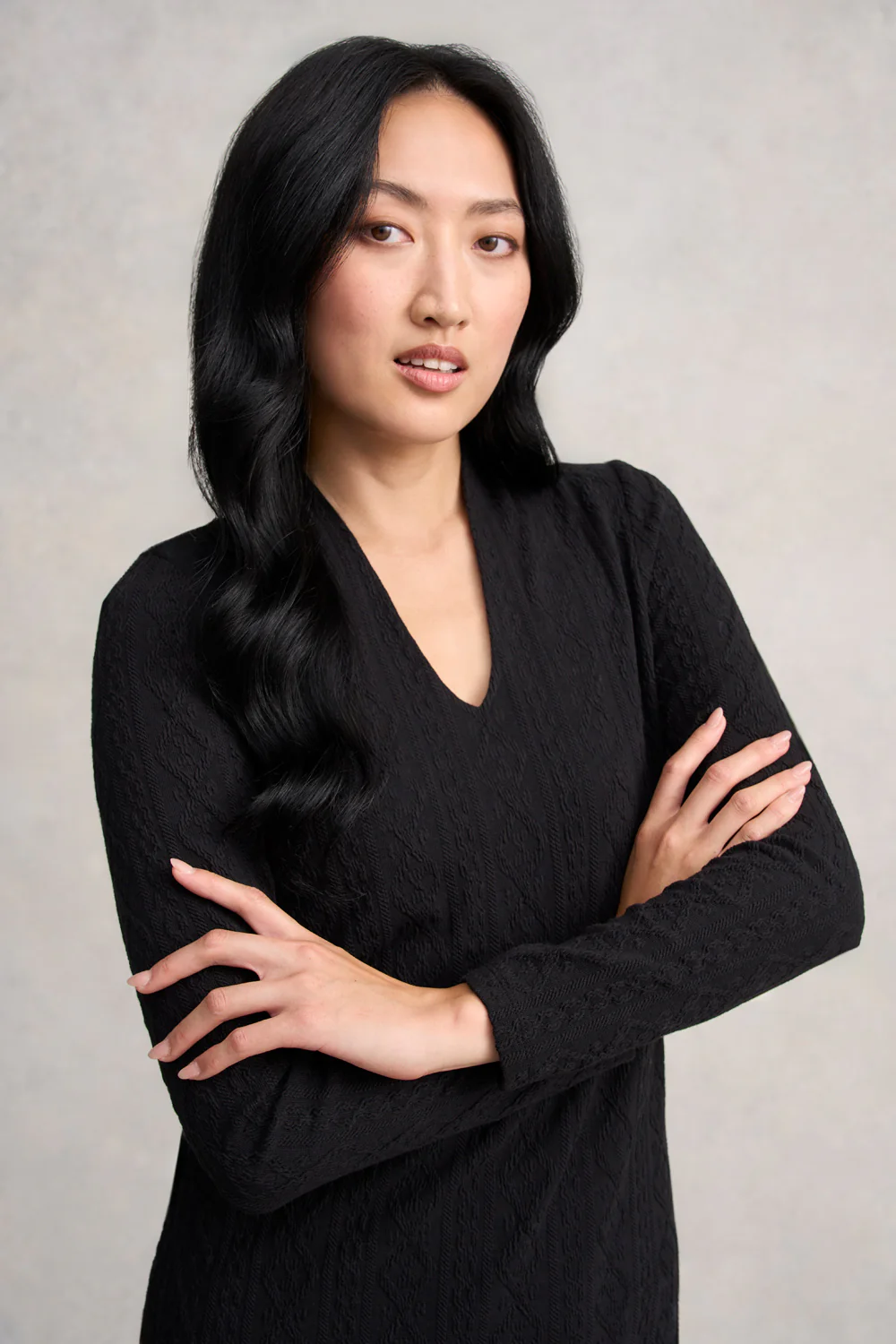 Jacquard Swing Top - Black - Skullriy