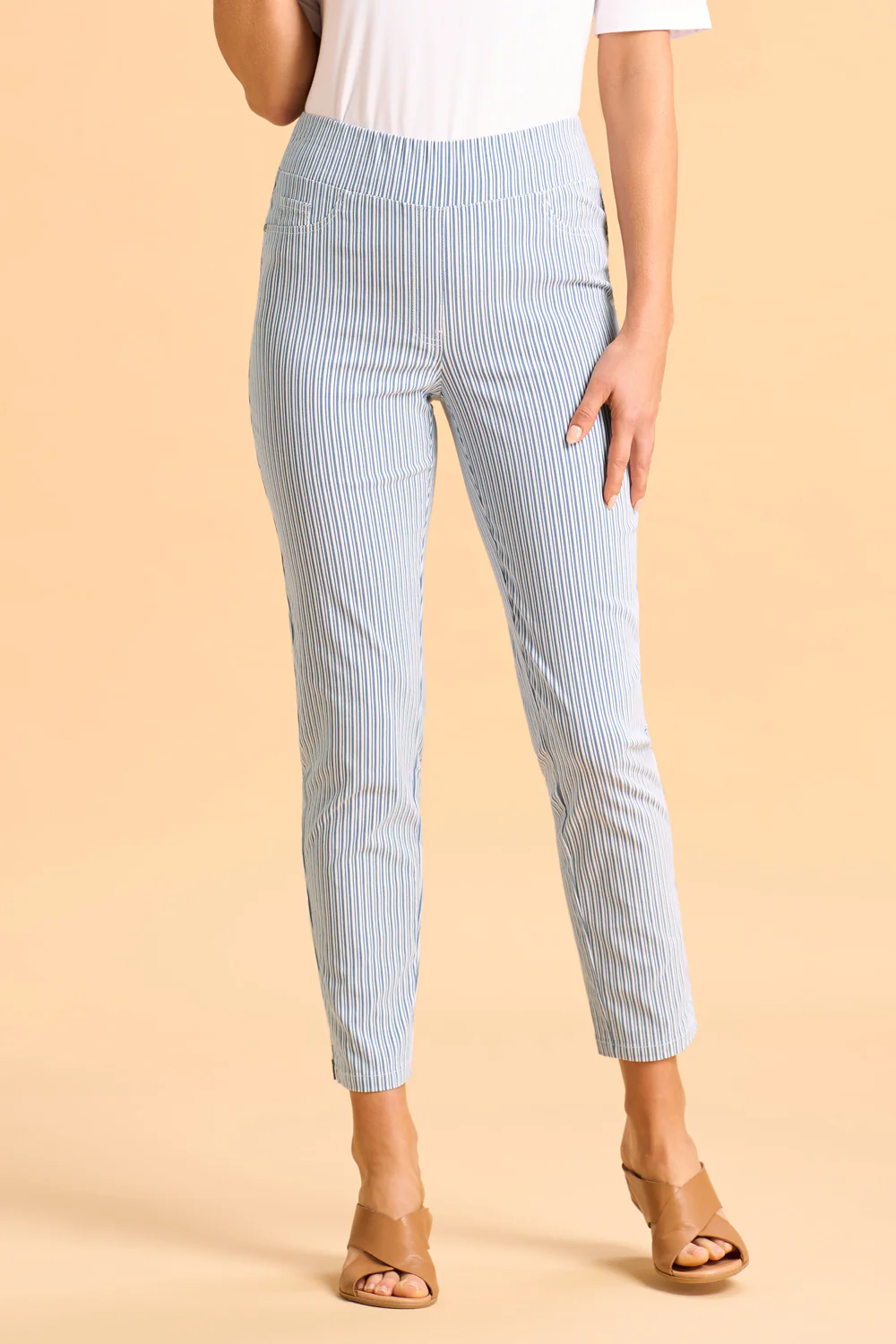 Bengajean  7/8 Seersucker - Navy & White Stripe - Skullriy