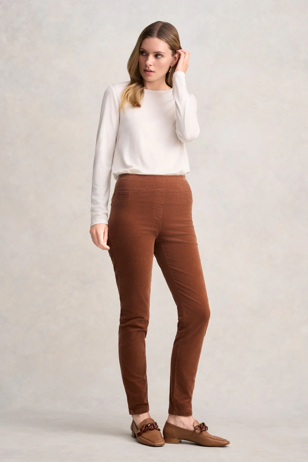 Bengajean  Cord Skinny Leg - Cinnamon - Skullriy