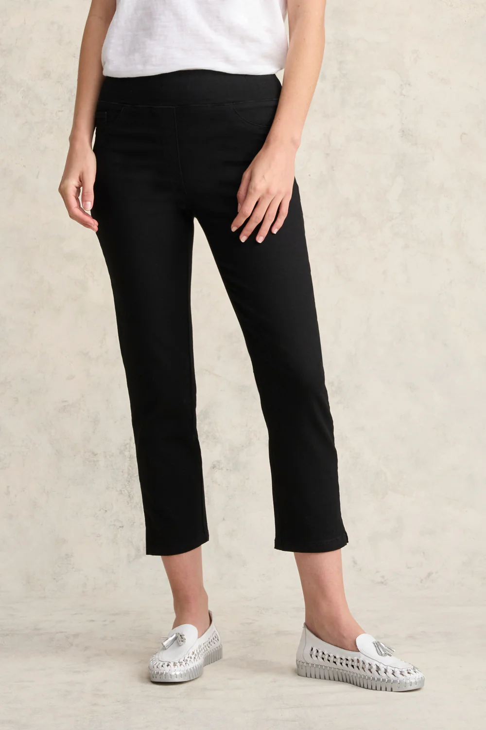 Bengajean  3/4 Slim Leg - Black - Skullriy