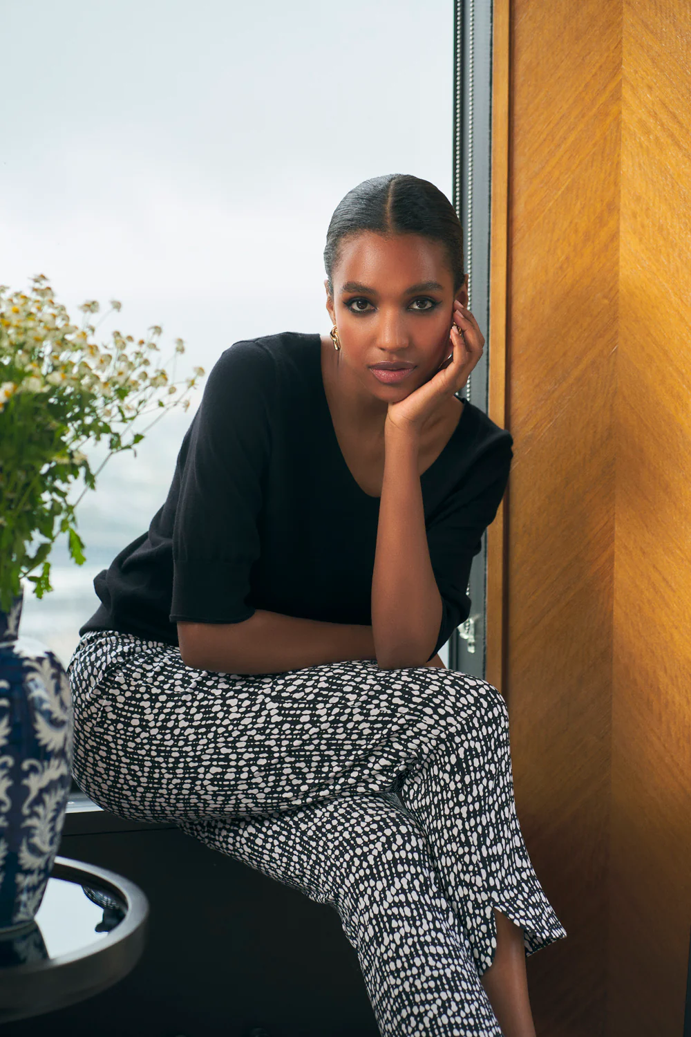 Printed Pant - Broken Spot Print - Skullriy