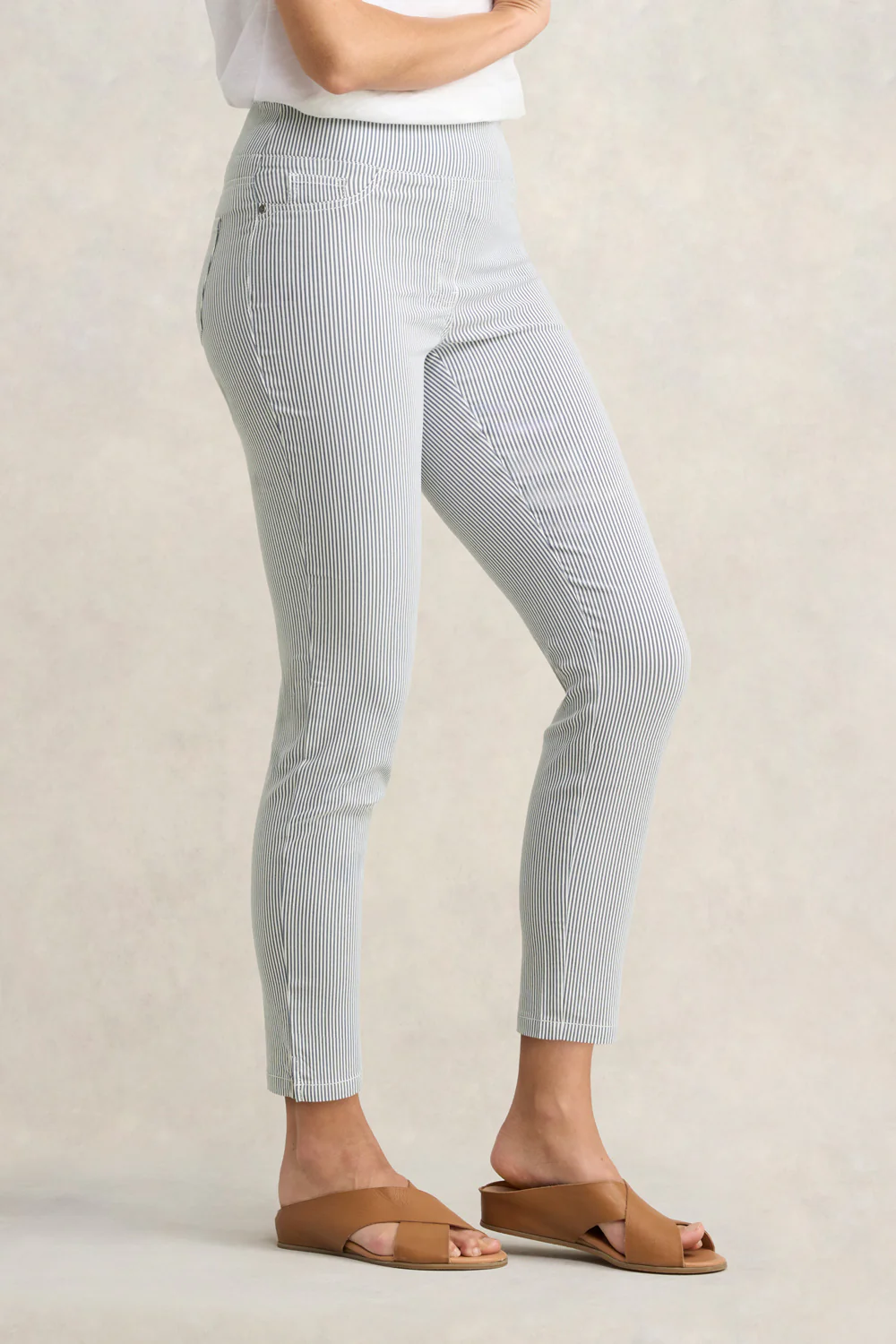 Bengajean   7/8 Seersucker - Navy & White Stripe - Skullriy