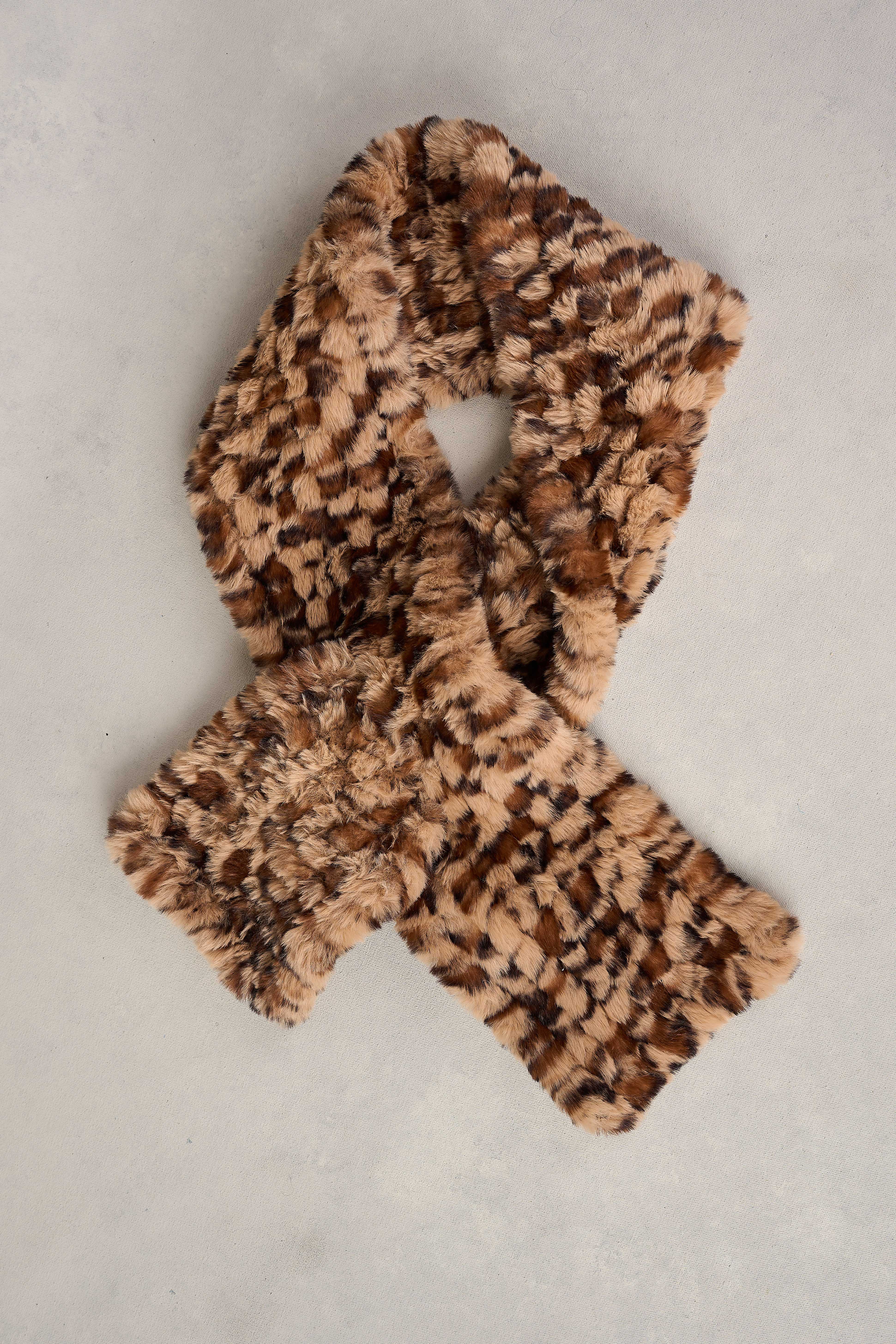 Leopard Faux Fur Collar - Skullriy