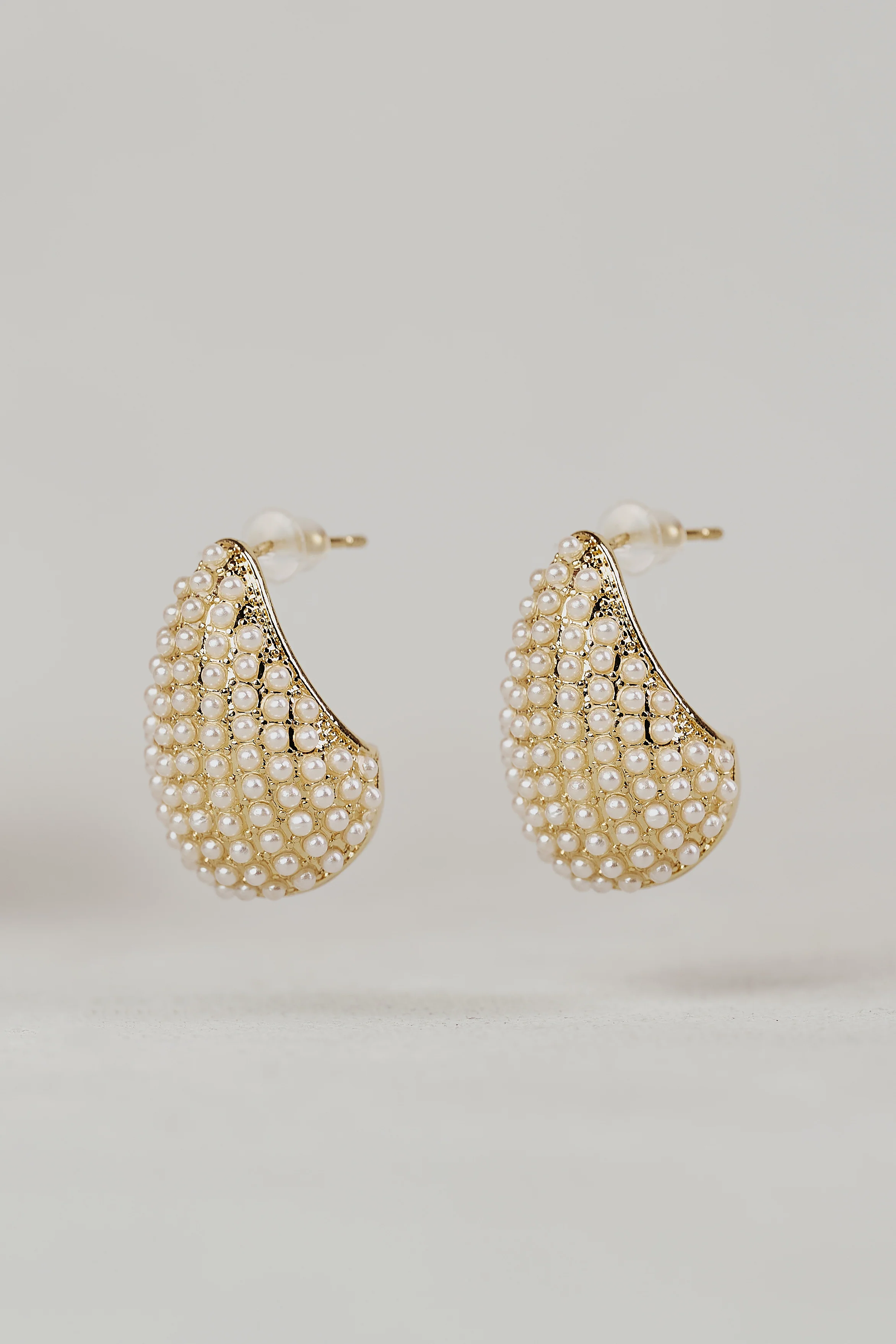 Tear Drop Earrings - Gold - Skullriy
