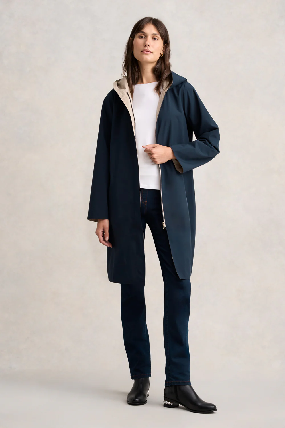 Reversible Raincoat - Ink & Stone - Skullriy