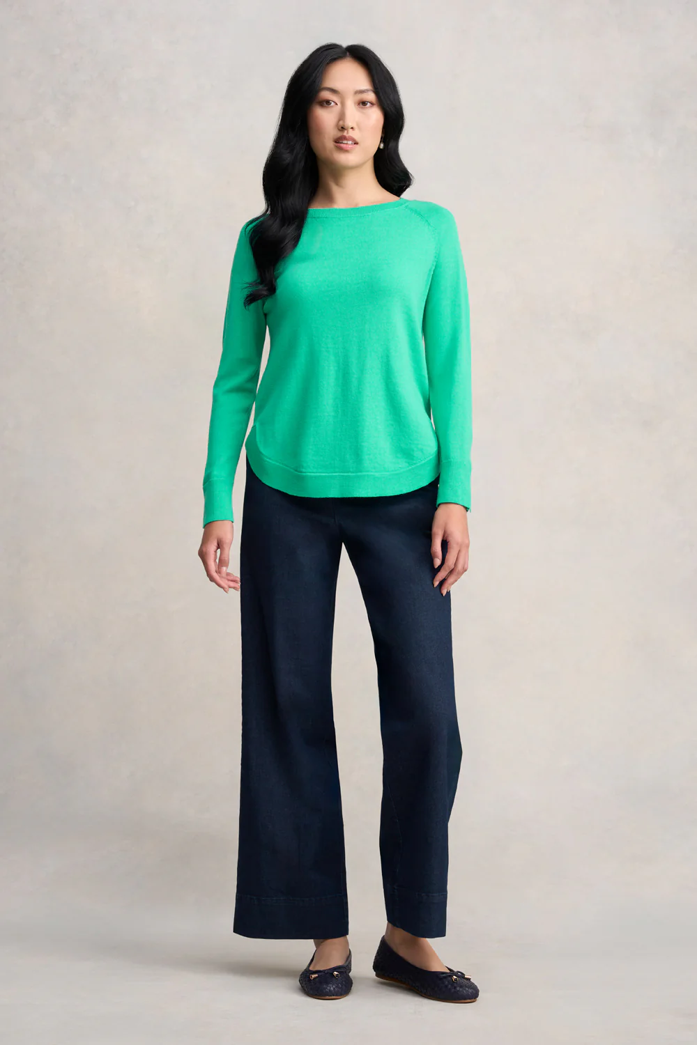 Extra Fine Merino Jumper - Bright Apple - Skullriy