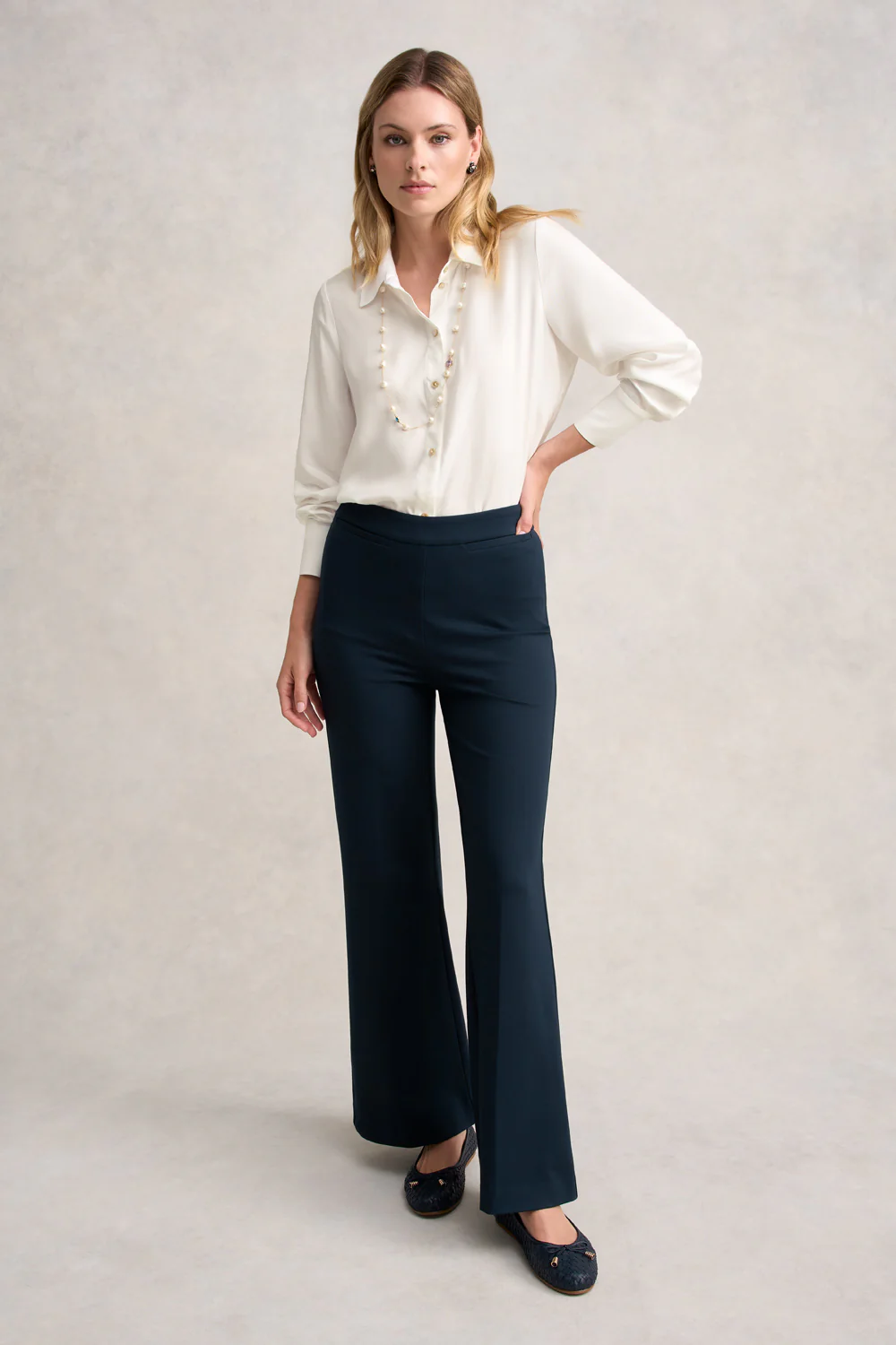 Soft Twill Shirt - Chalk - Skullriy