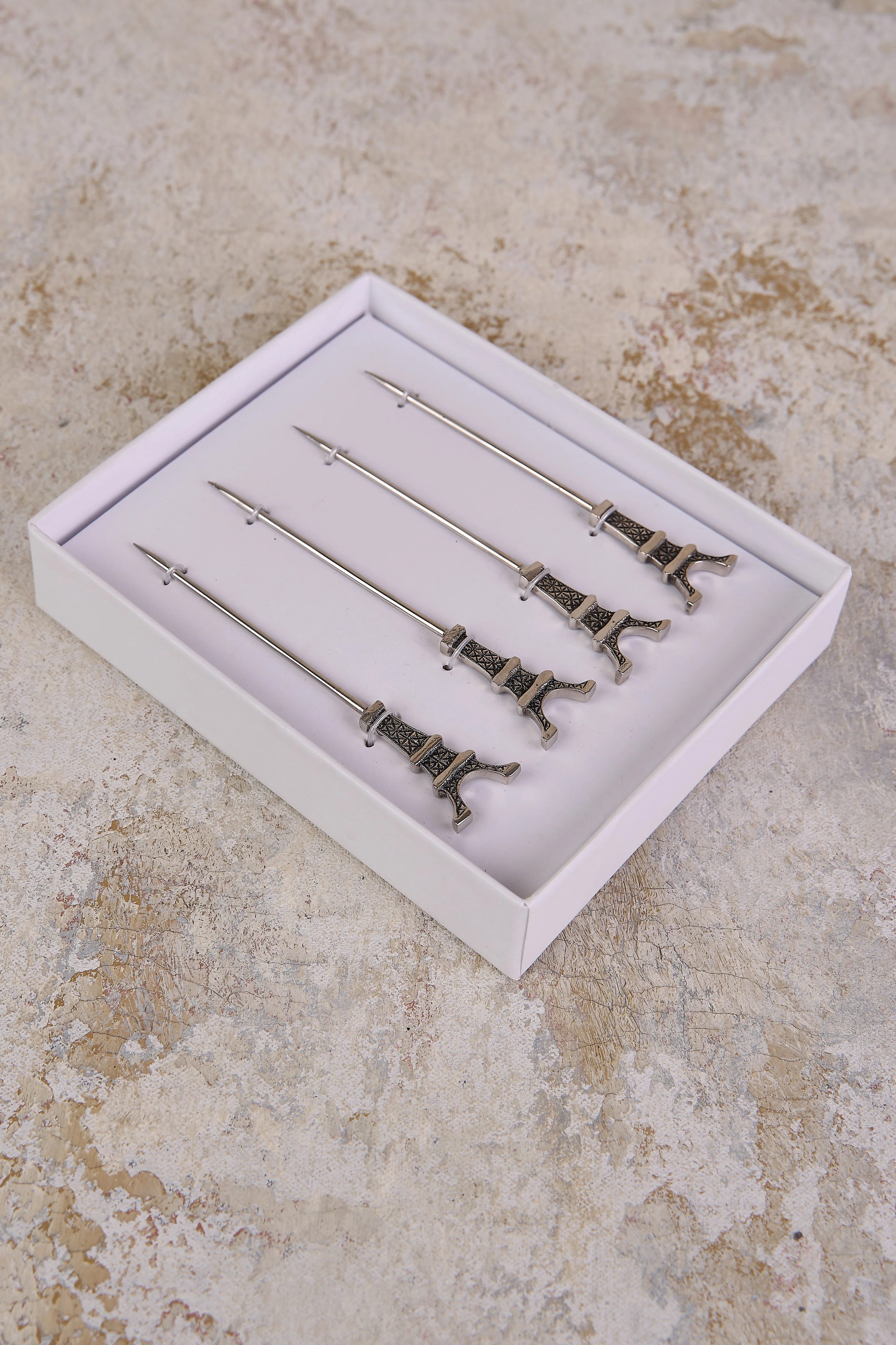 Eiffel Tower Cocktail Picks x4 - Skullriy