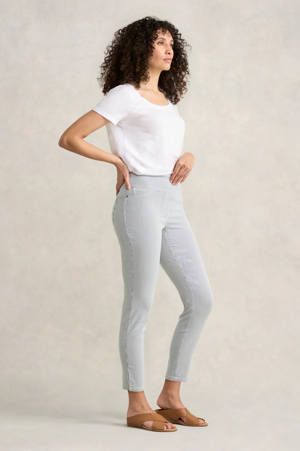 Bengajean   7/8 Seersucker - Navy & White Stripe - Skullriy