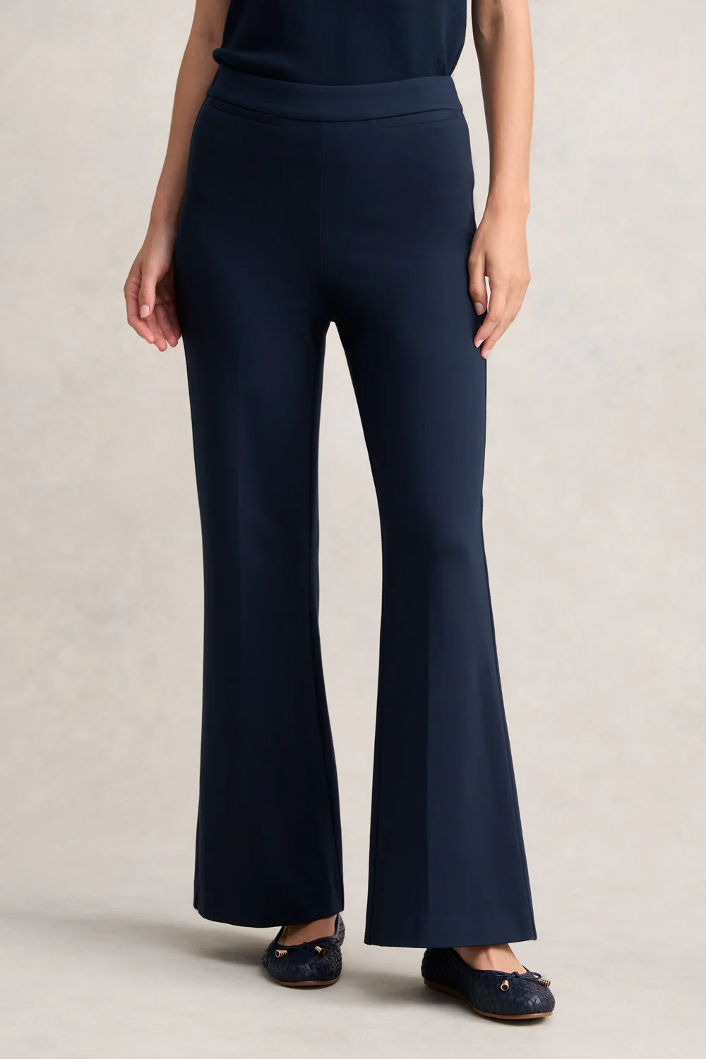 Bootleg Ponte Pant - Ink - Skullriy