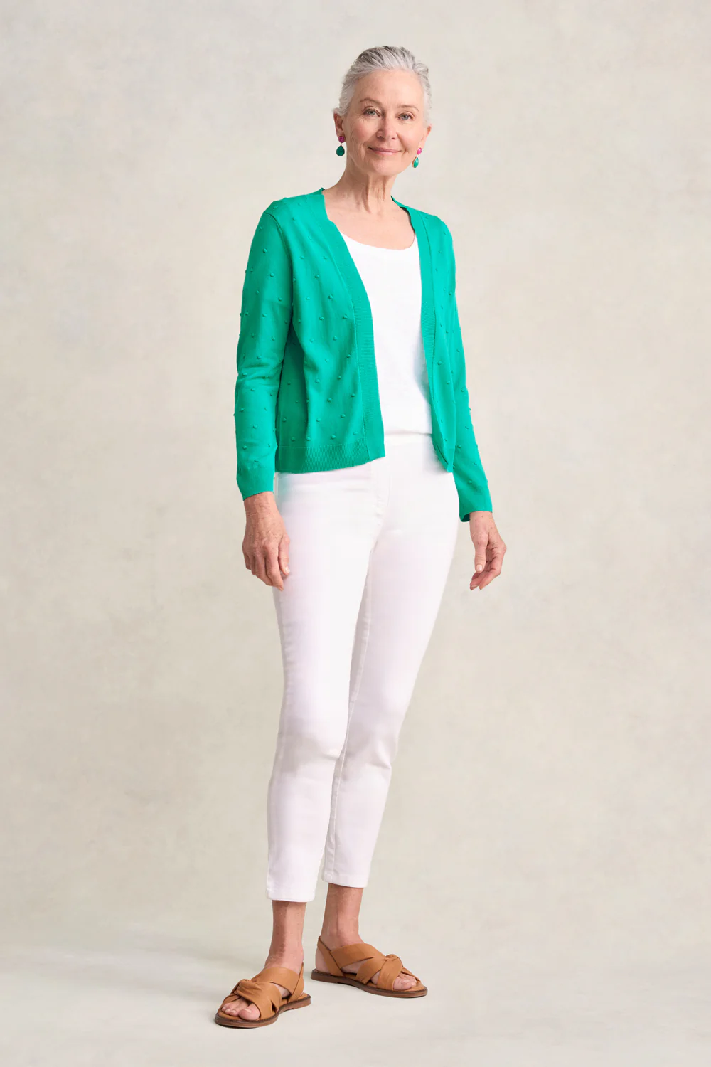 Popcorn Cardigan - Viridian - Skullriy