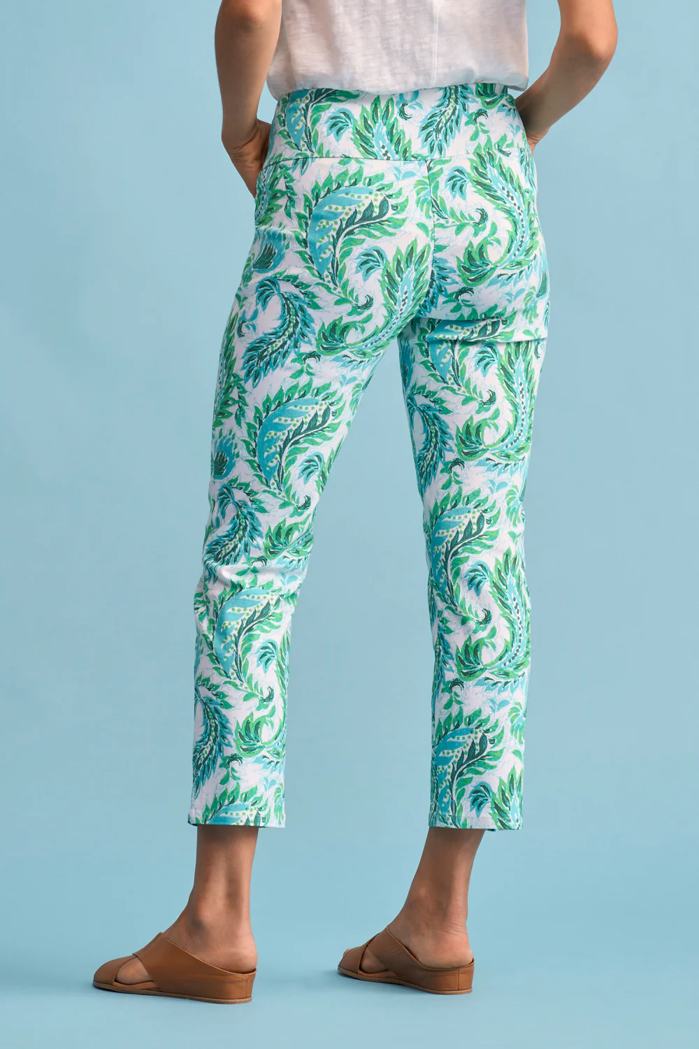 Lightweight Print Pant - Unfurling Fern - Skullriy