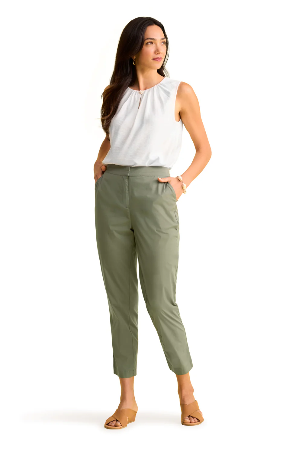 Lightweight Cotton Pant - Khaki - Skullriy