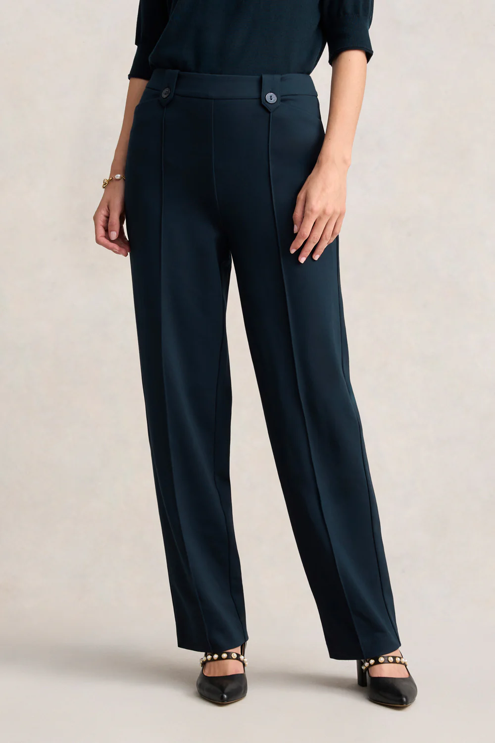 Wide Leg Ponte Pant - Skullriy