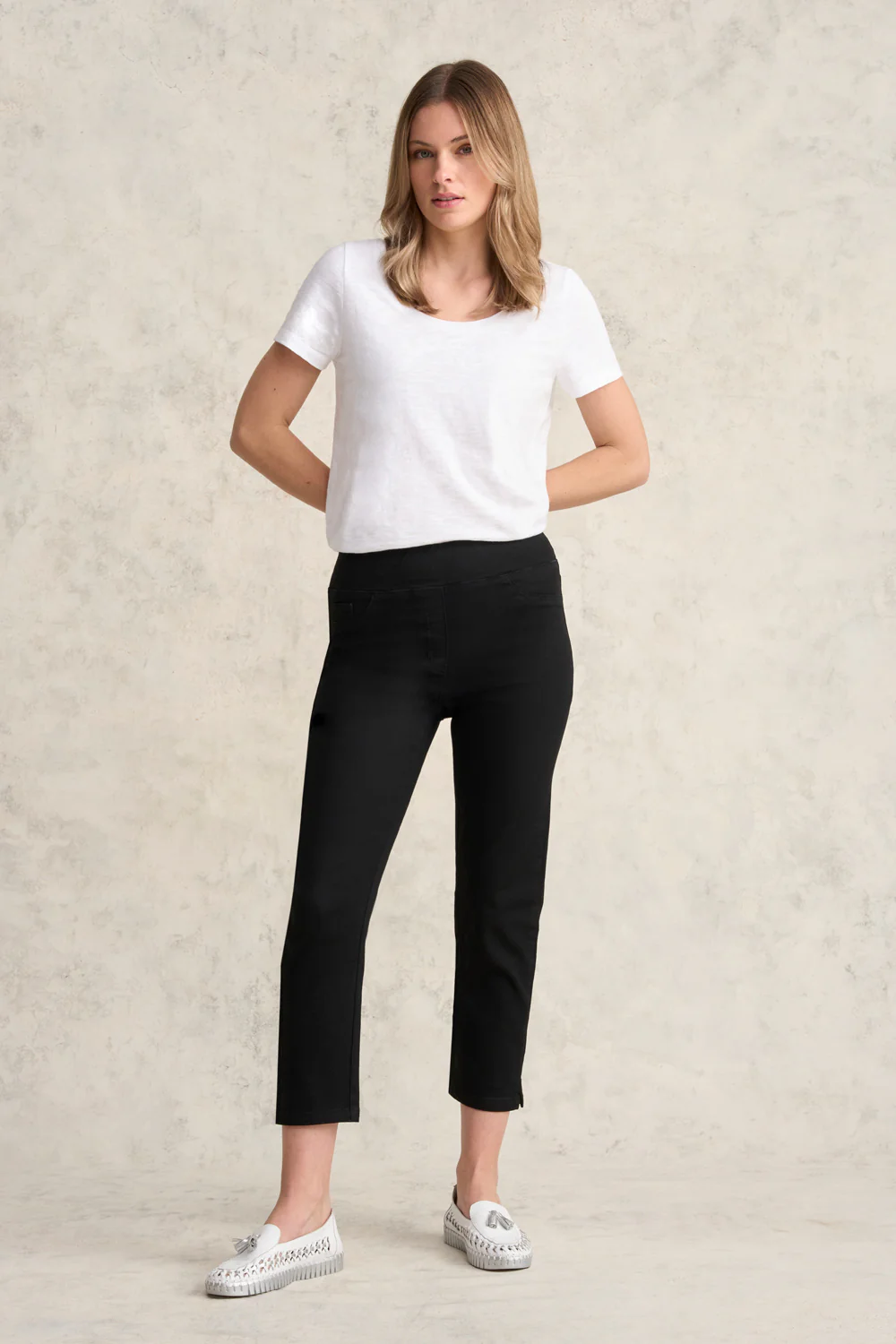 Bengajean  3/4 Slim Leg - Black - Skullriy