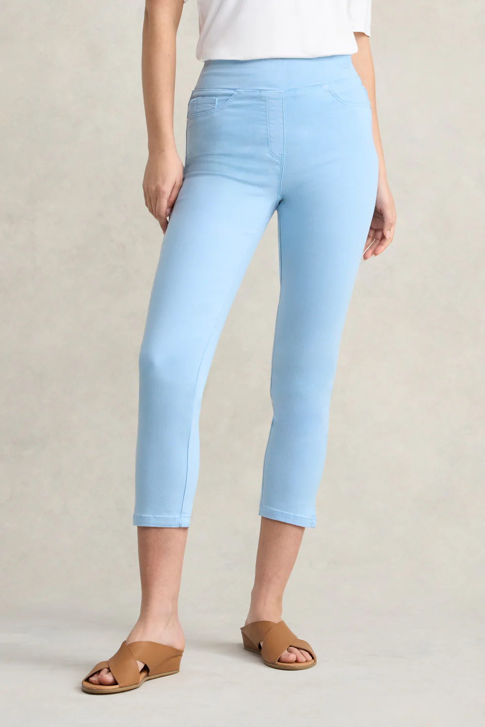 Bengajean  3/4 Slim Leg - Summer Blue - Skullriy