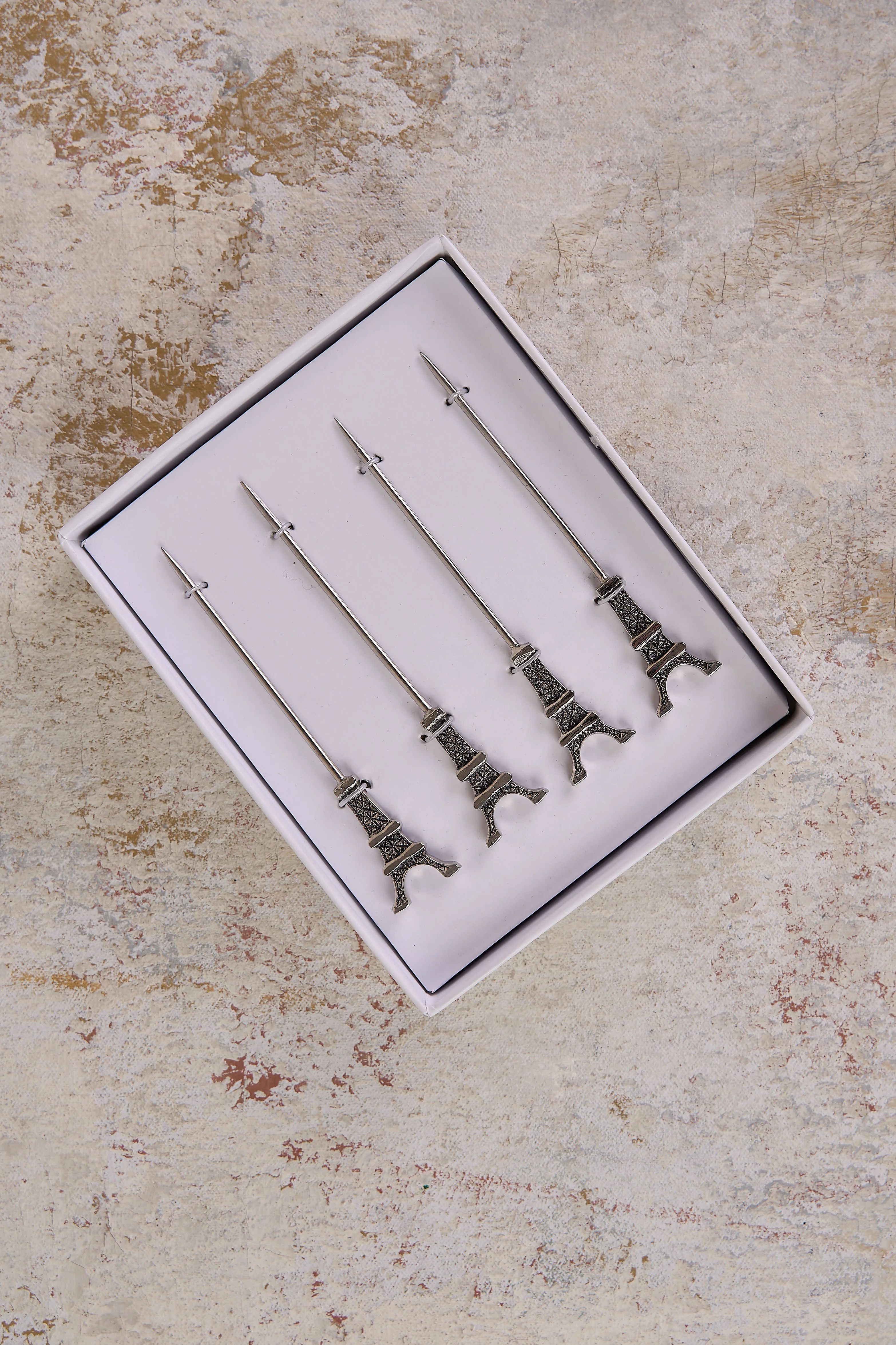 Eiffel Tower Cocktail Picks x4 - Skullriy