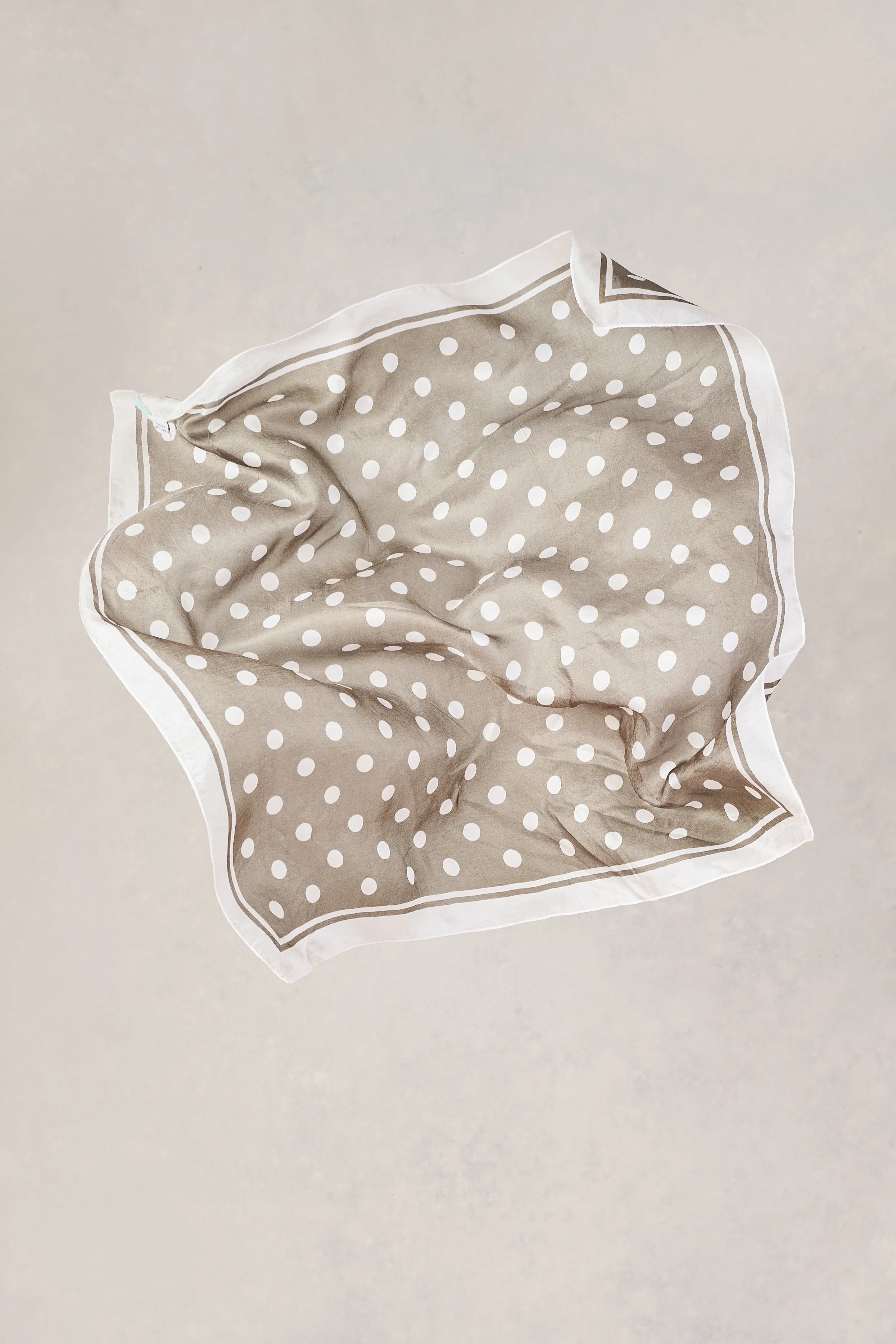 Olive Polka Dots Scarf - Skullriy