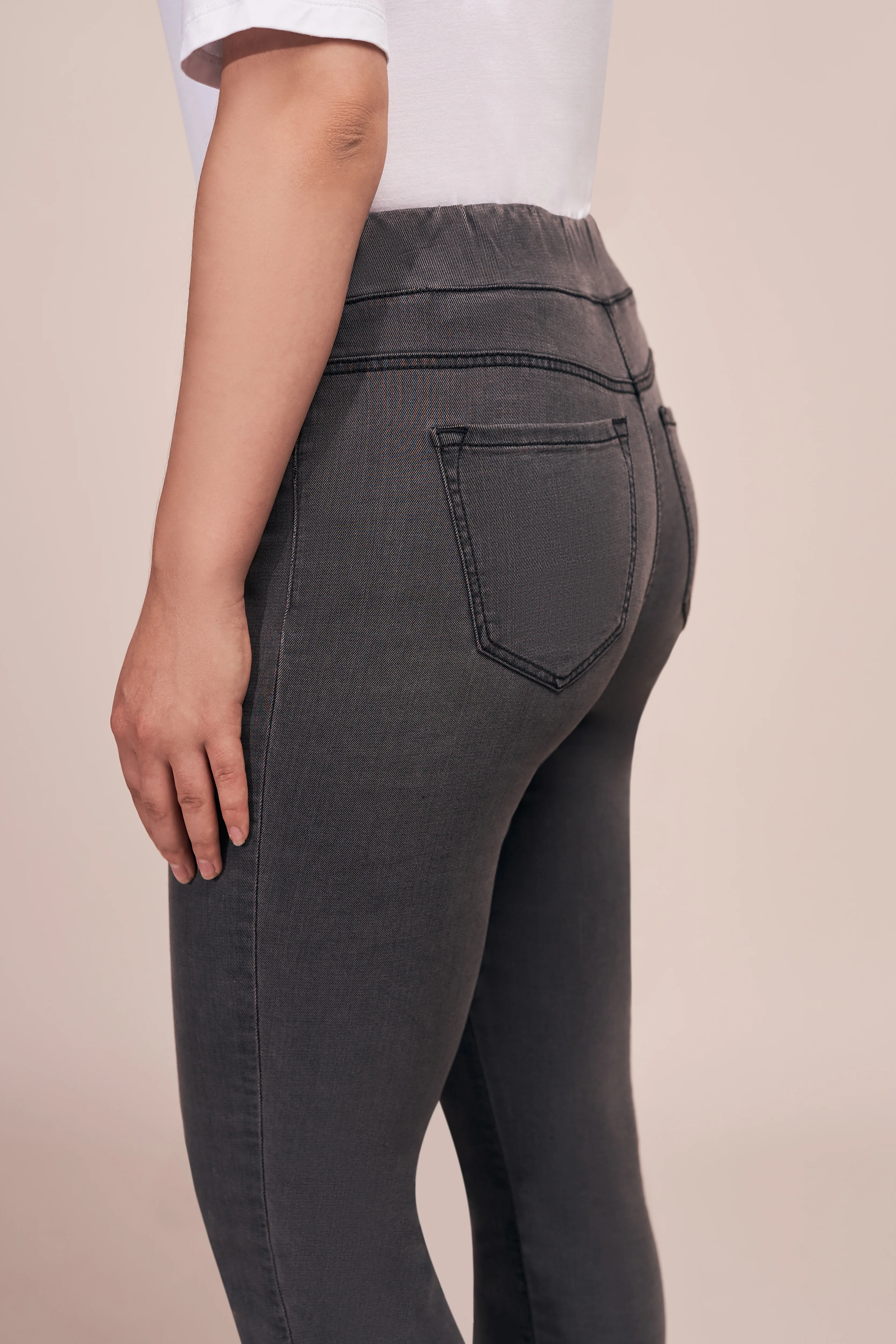 Bengajean  Skinny Leg - Grey Denim - Skullriy