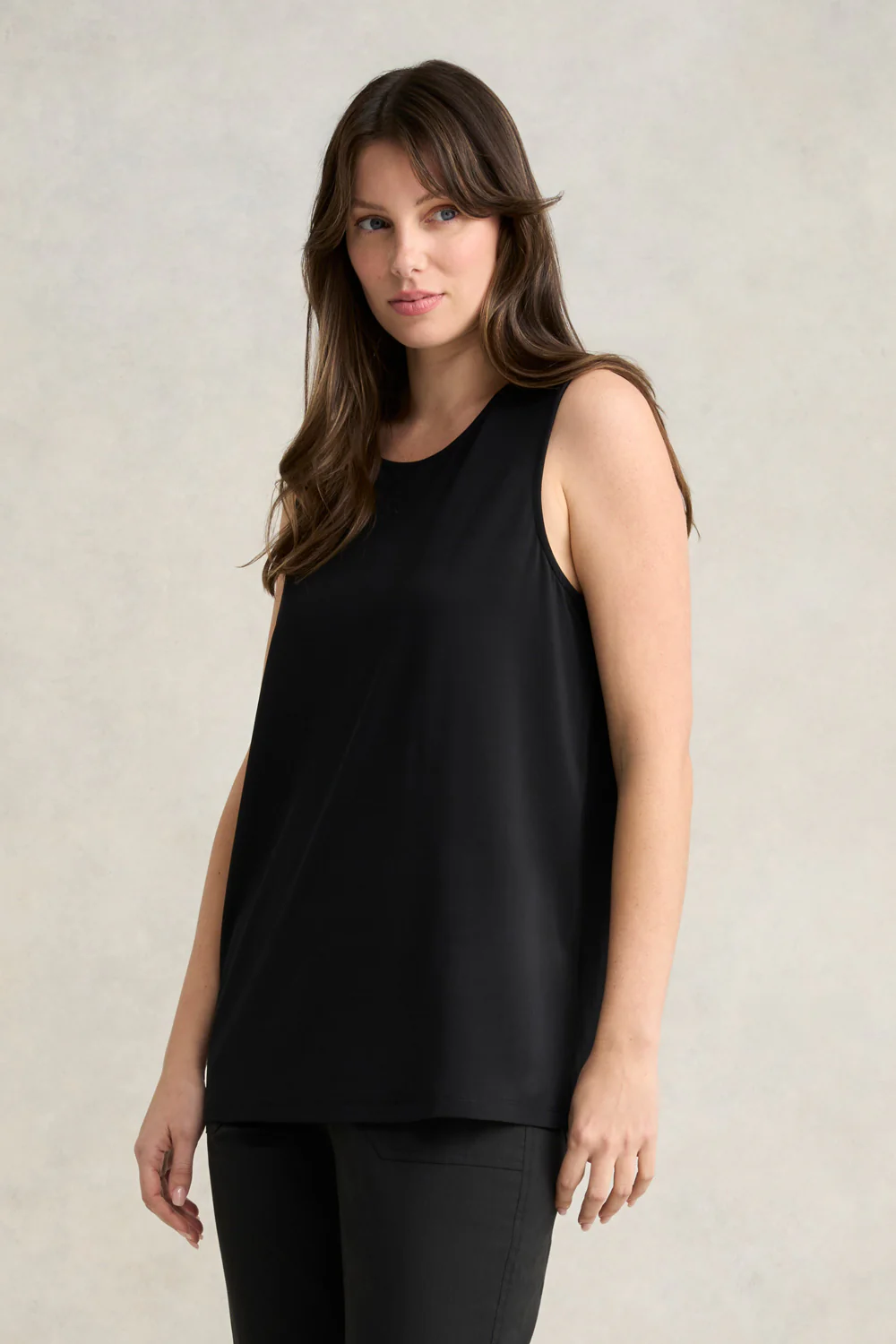 High Twist Jersey Cami - Black - Skullriy