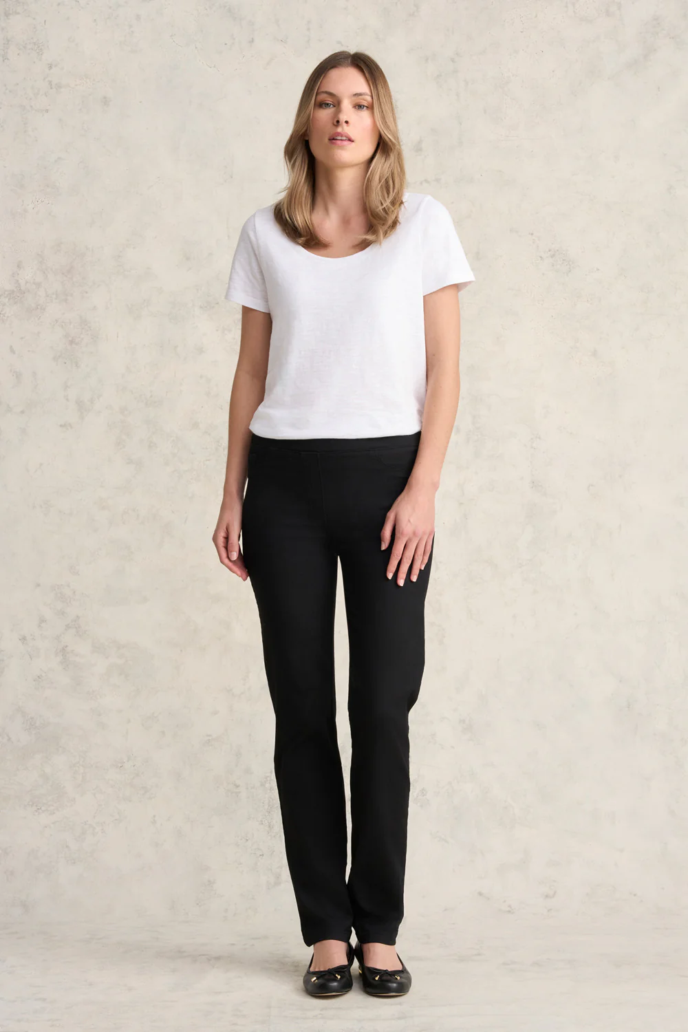 Bengajean  Full Length Straight Leg - Black - Skullriy