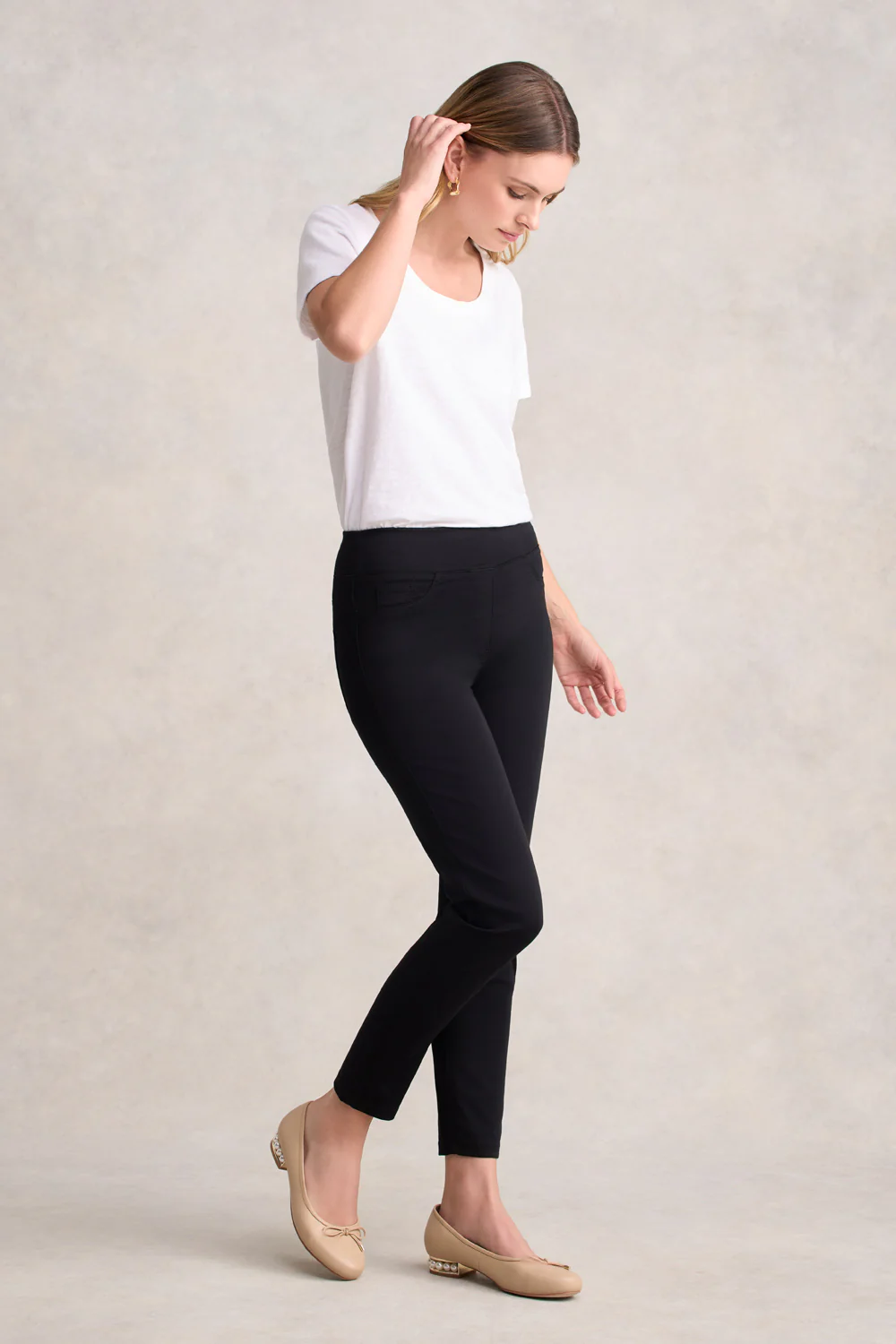 Bengajean  7/8 Skinny Leg - Black - Skullriy