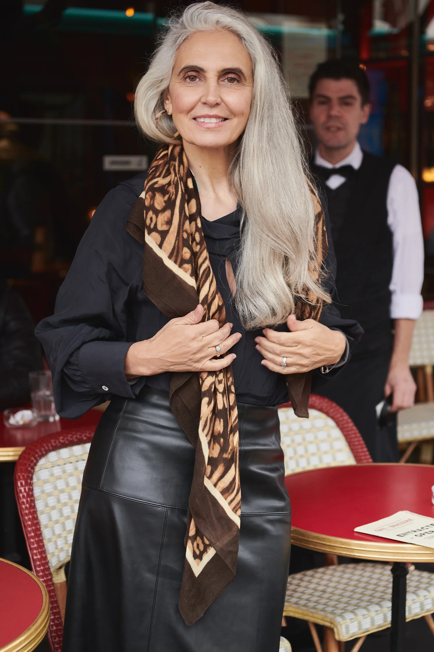 Twist Neck Flounce Top - Black - Skullriy