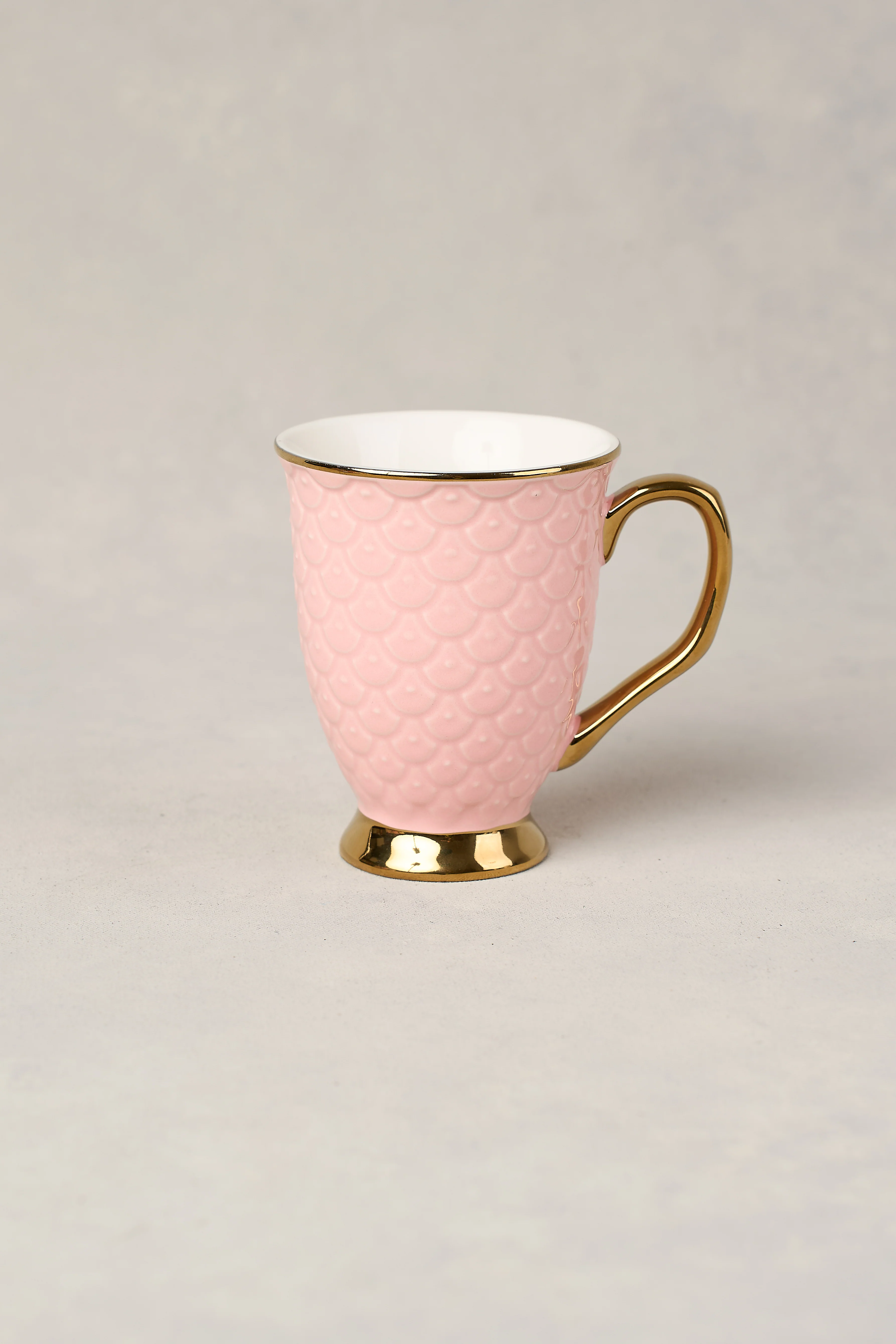 Ripple Blush Footed Mug - Skullriy