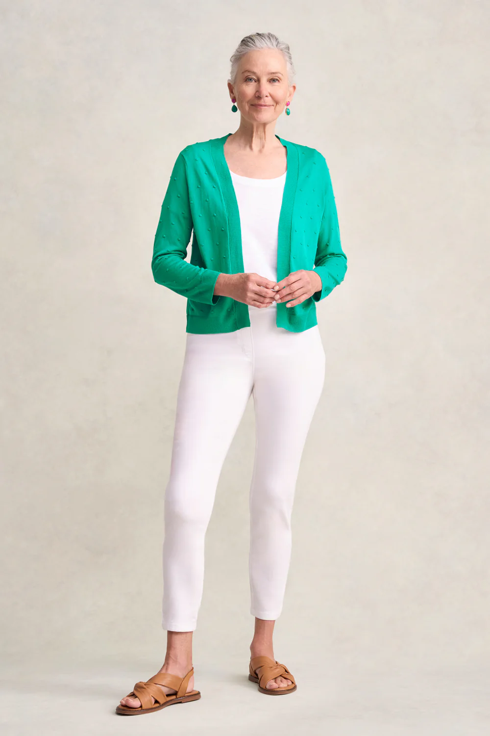 Popcorn Cardigan - Viridian - Skullriy