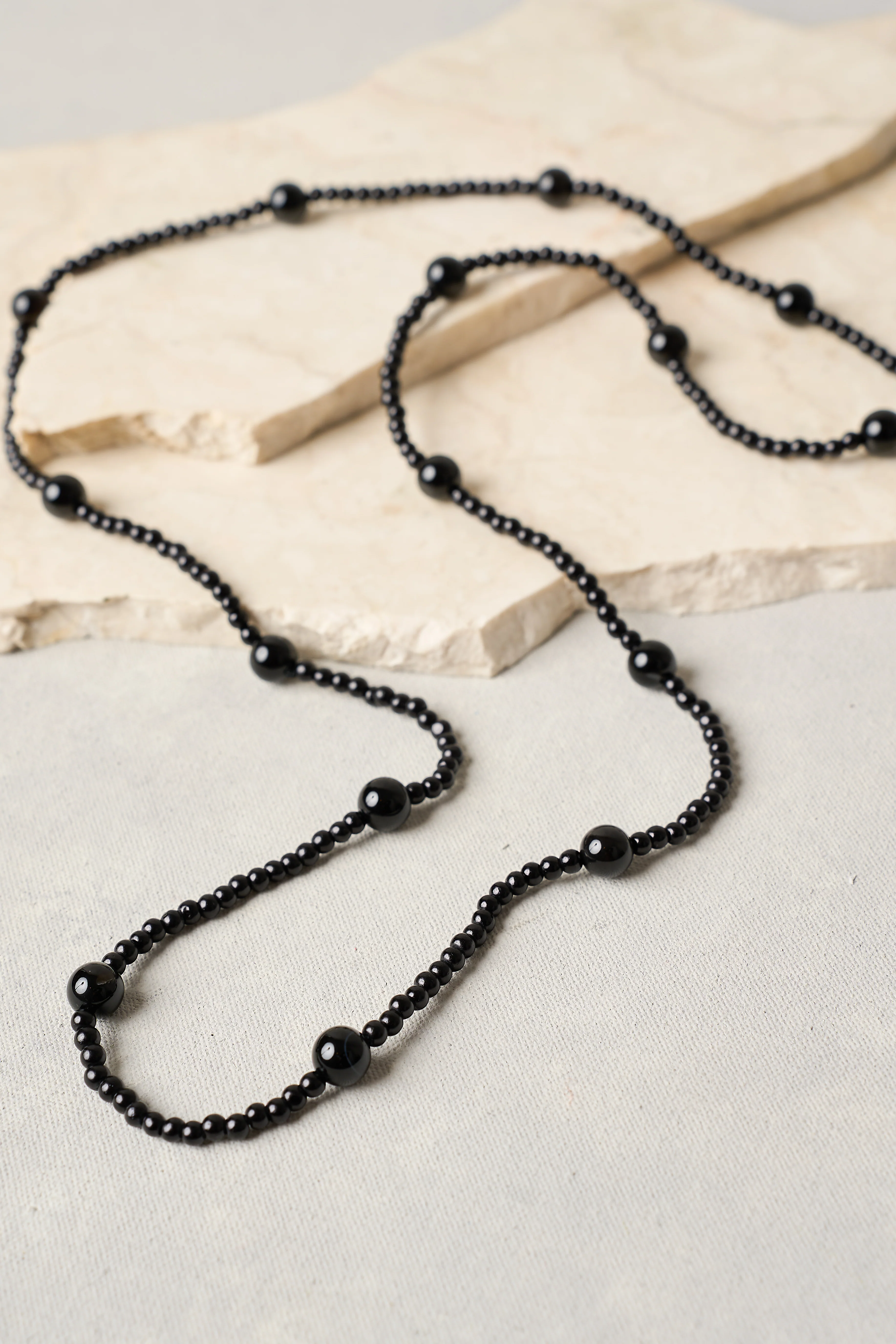 Chianna Necklace - Black - Skullriy