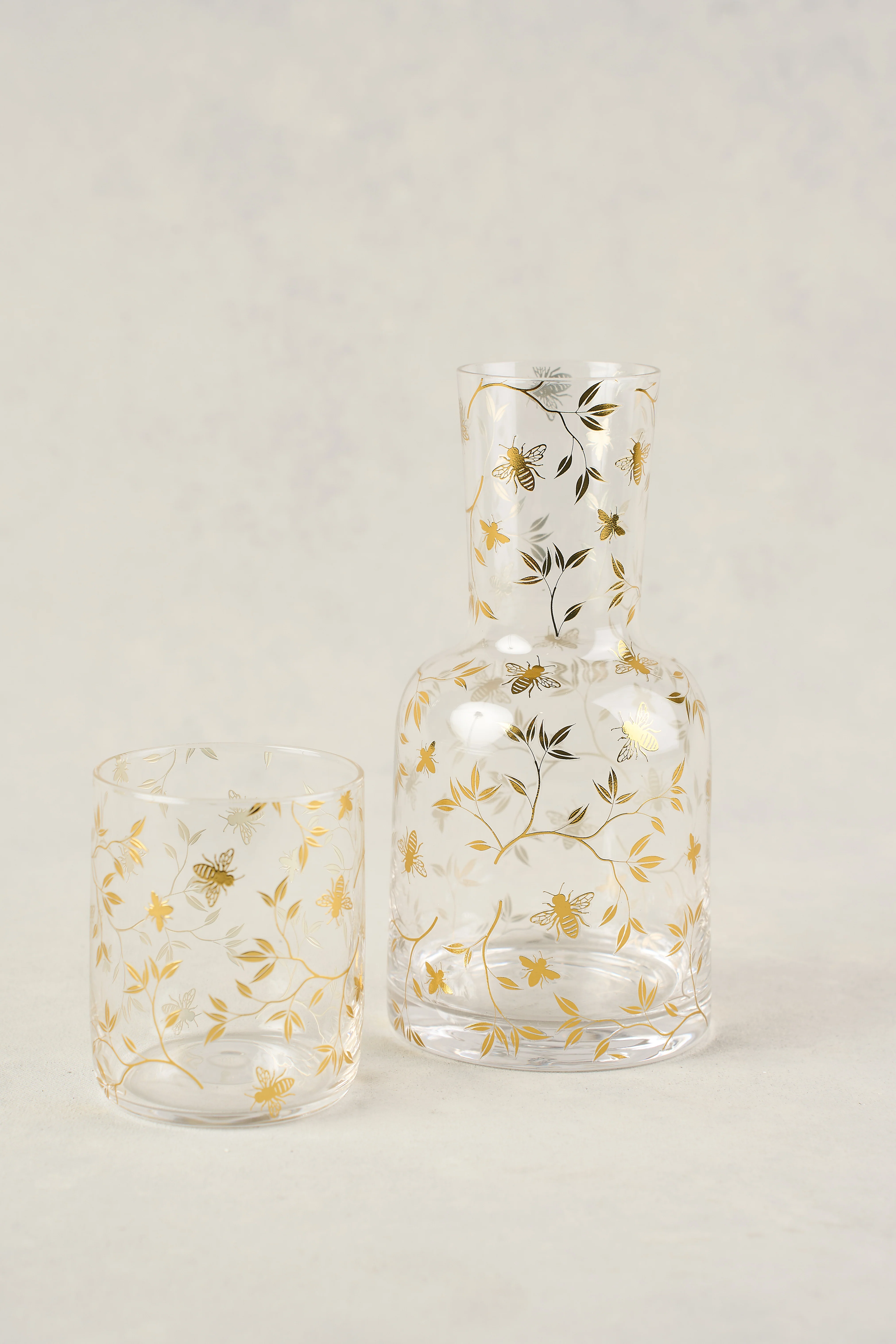 Bee Glass Carafe Set - Skullriy