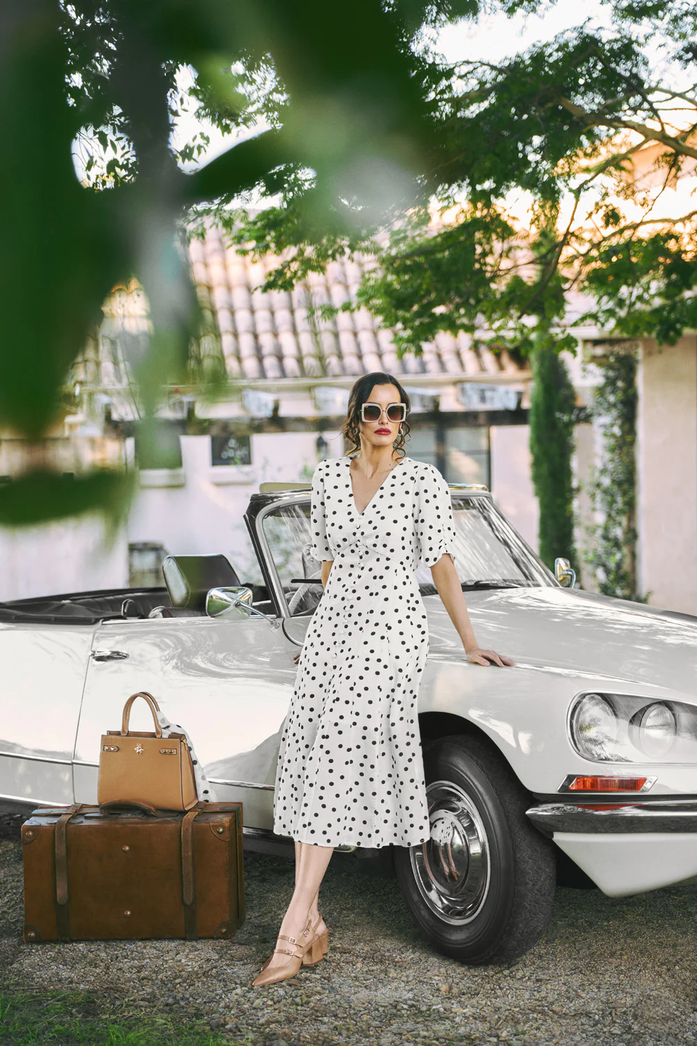 Spot Panel Dress  C Spot Print - Skullriy