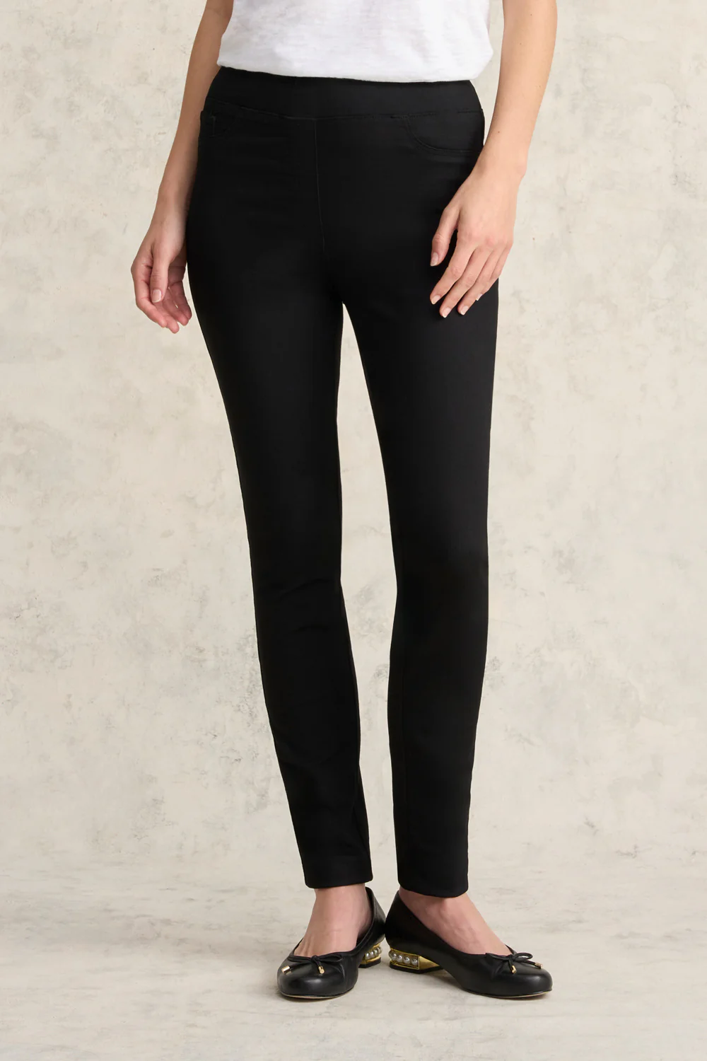 Bengajean  Full Length Skinny Leg - Black - Skullriy