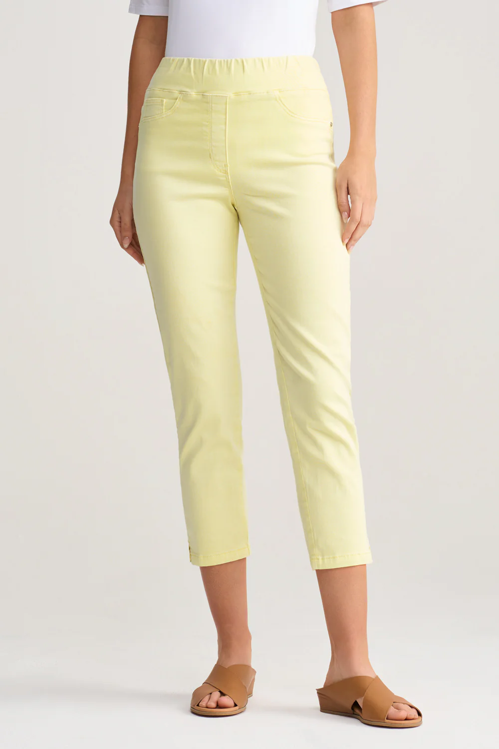 Bengajean  3/4 Slim Leg - Limoncello - Skullriy