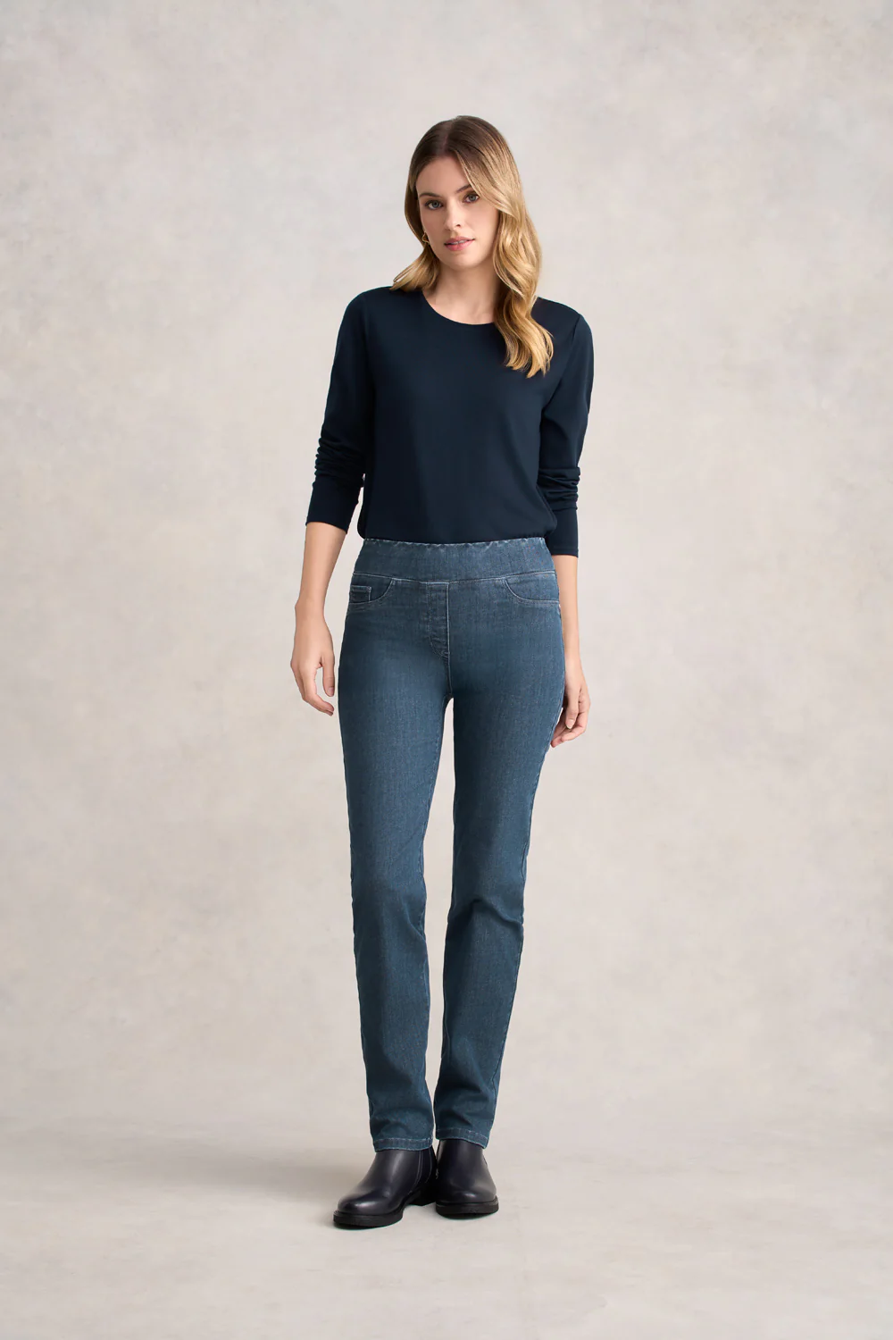 Bengajean  Straight Leg - Indigo Grey Wash - Skullriy
