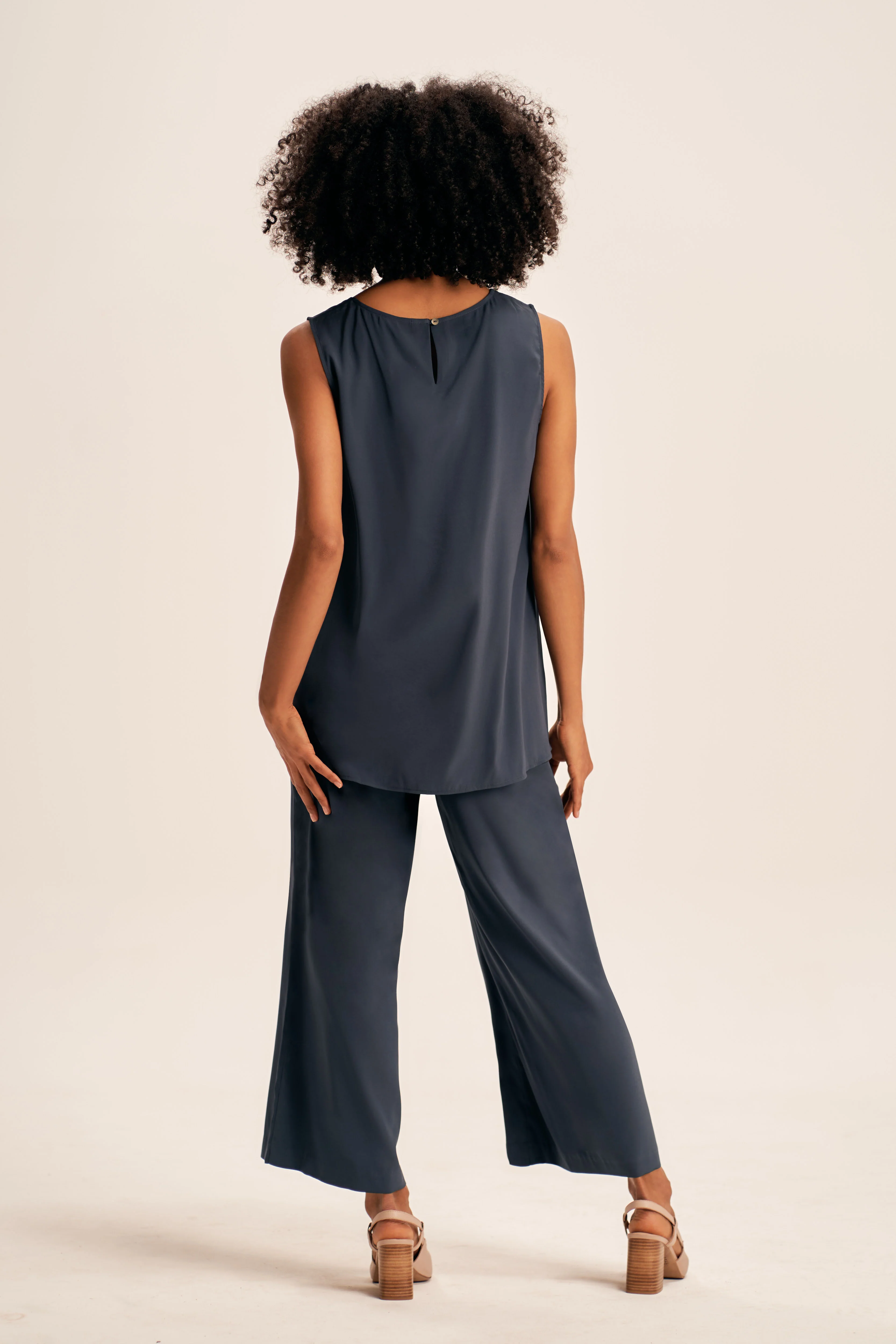 Olivia Newton-John Silk Tunic - Twilight - Skullriy