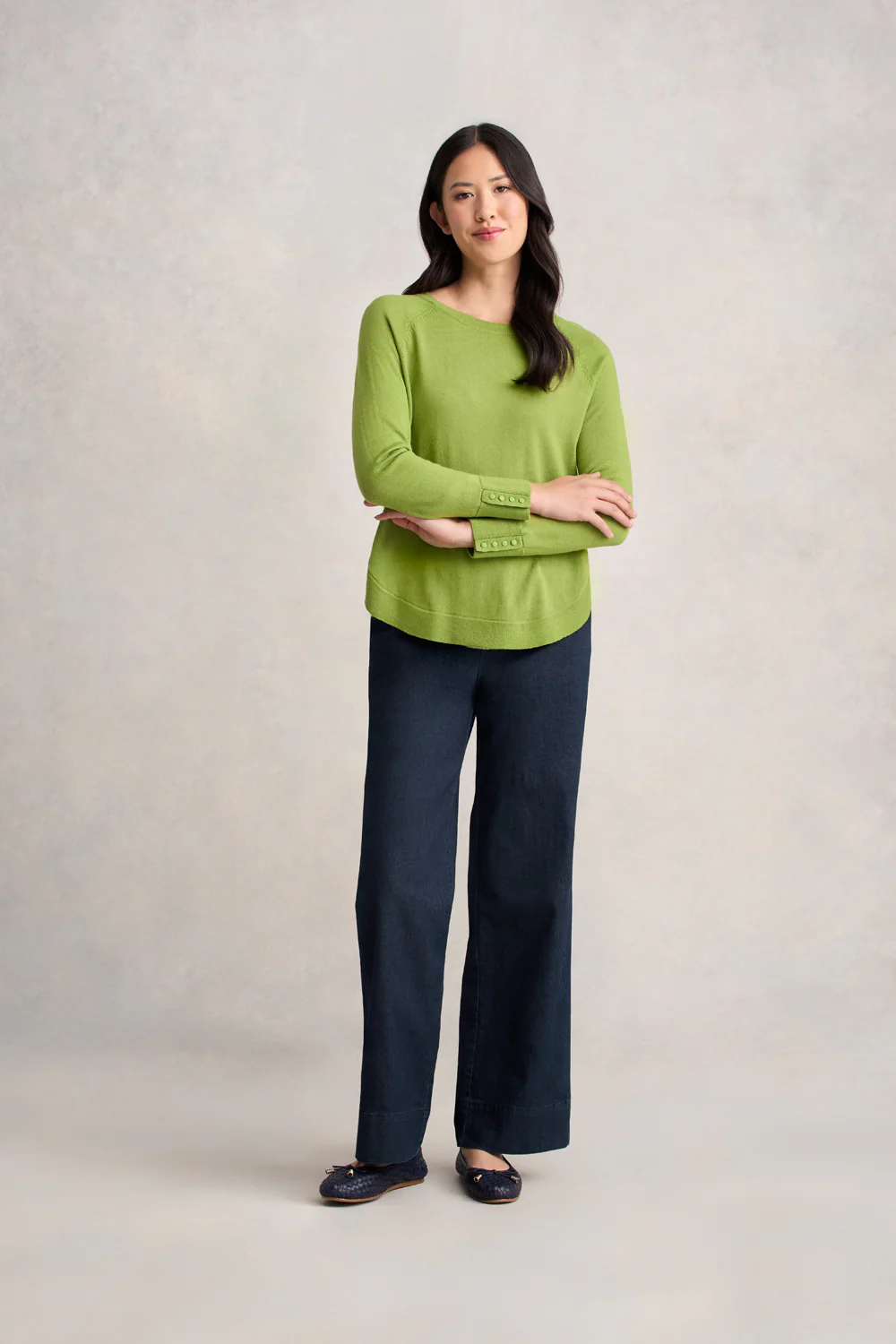 Extra Fine Merino Jumper - Pear - Skullriy