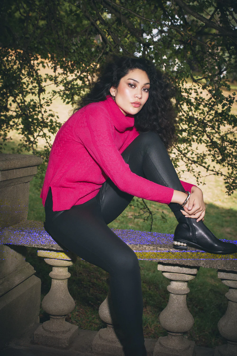 Bengajean  Skinny Leg Coated - Black - Skullriy