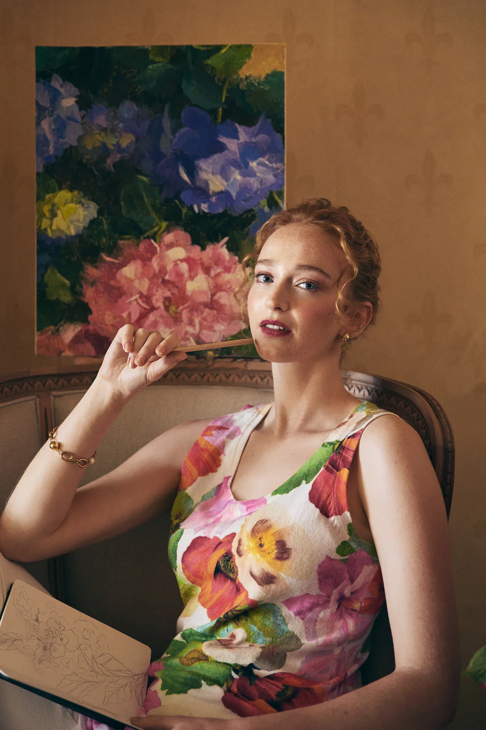 Knit Layering Tank - Multi Floral - Skullriy