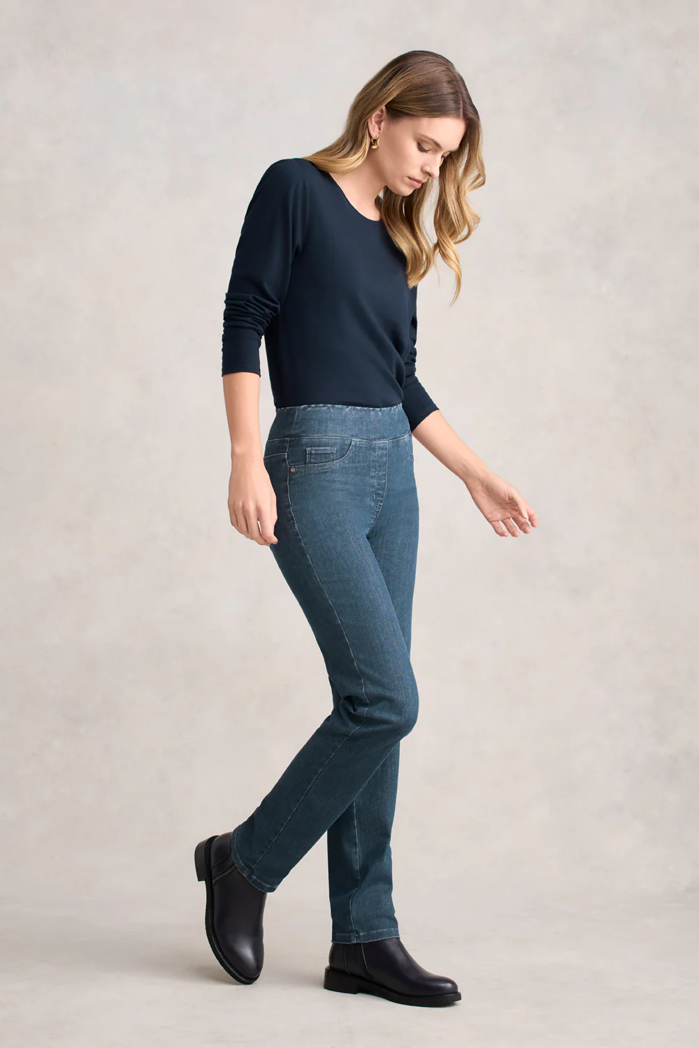 Bengajean  Straight Leg - Indigo Grey Wash - Skullriy