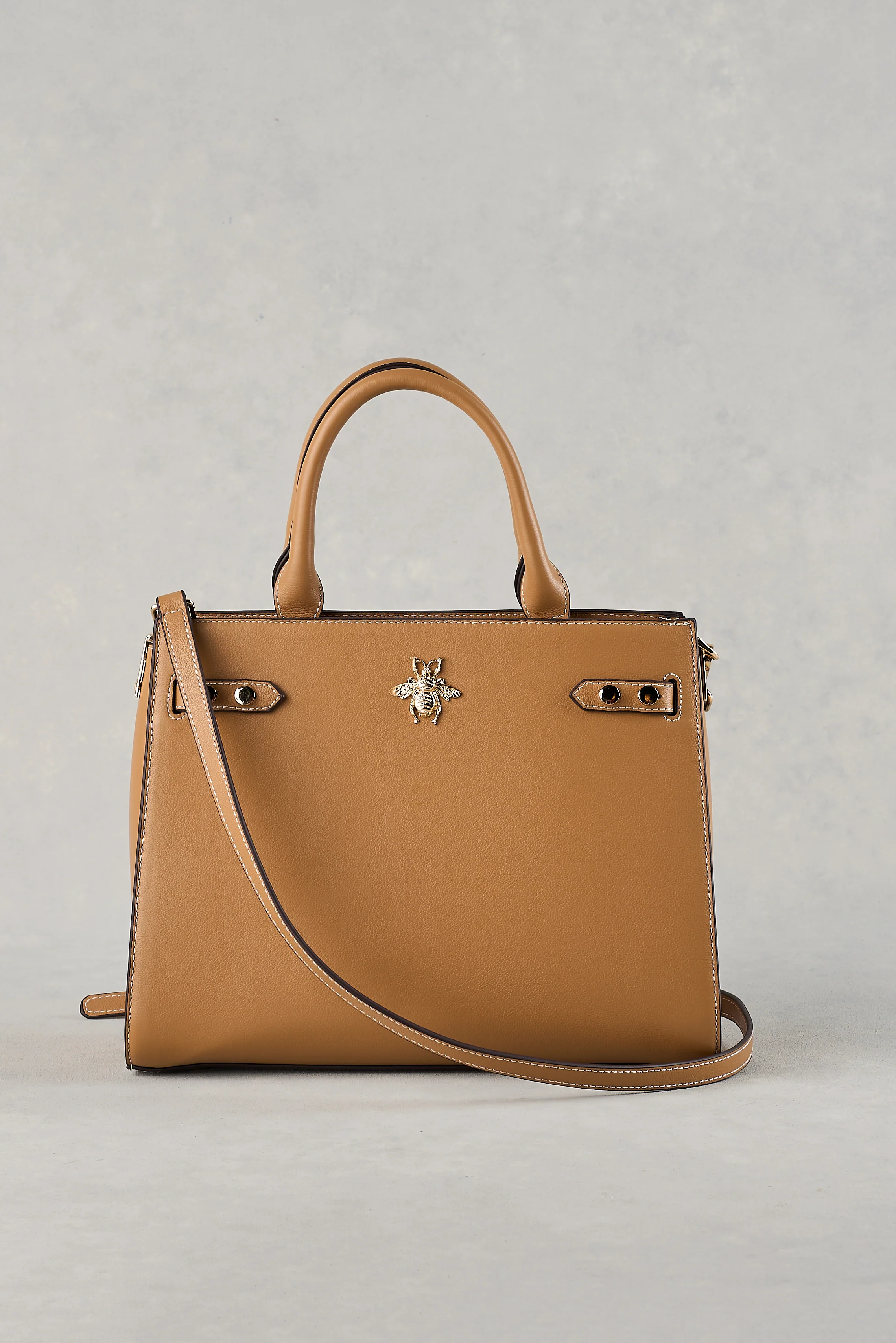 Structured Tote - Tan - Skullriy