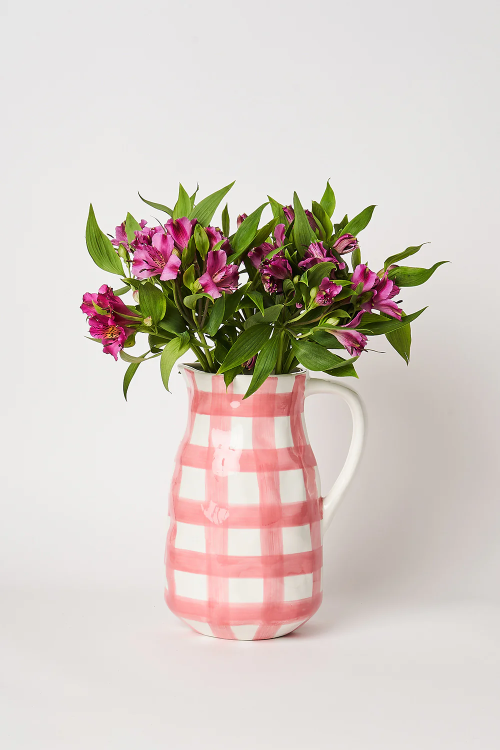 Rose Gingham Vase - Skullriy