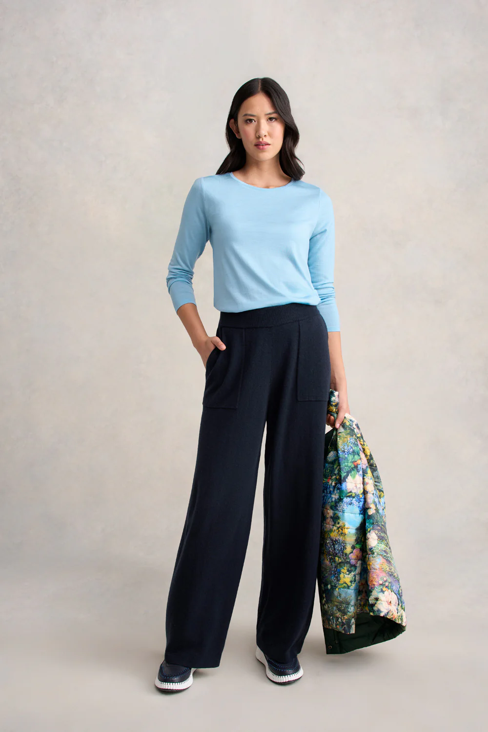 Wool Jersey Tee - Lake Blue - Skullriy