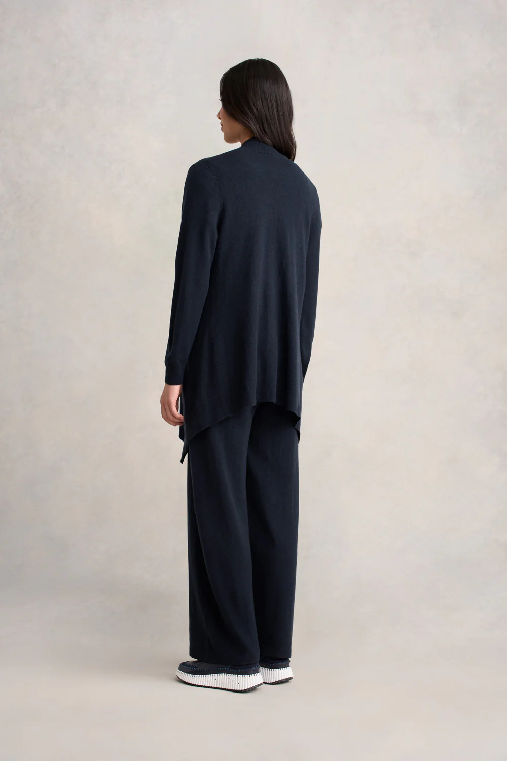 Wool Cashmere Cardigan - Ink - Skullriy